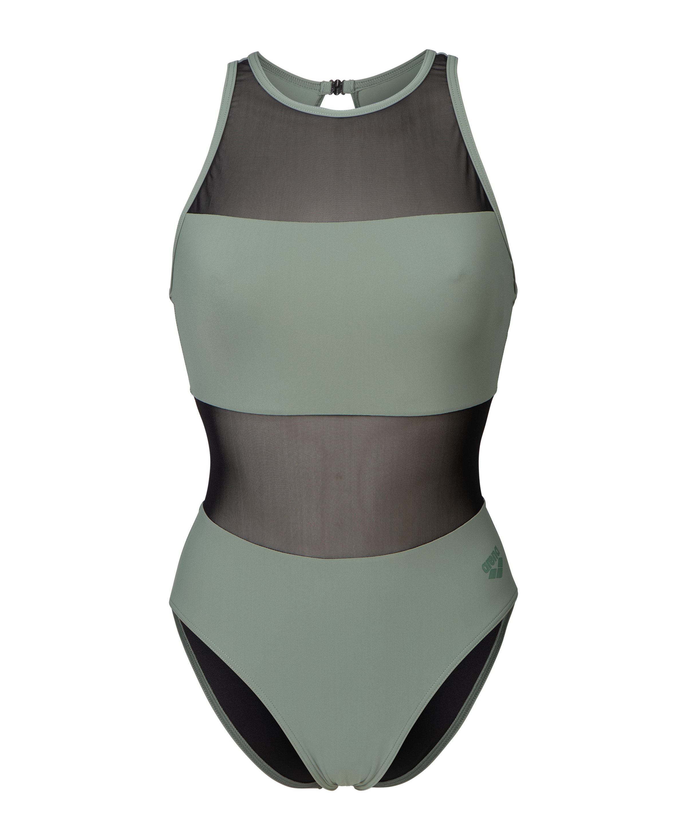 Arena Maillot de bain »arena Feel Damen Mesh Panels Vent Back Badeanzug« avec inserts transparents