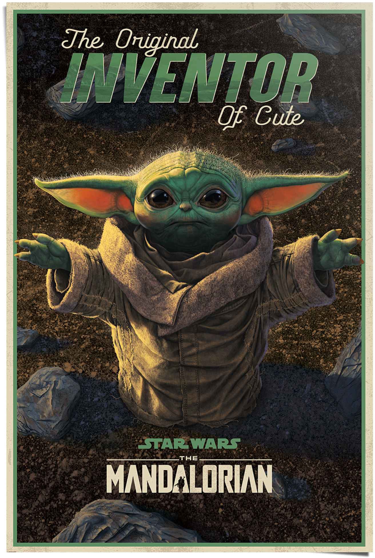 Image of Reinders! Poster »The Mandalorian Star Wars - Serie - Baby Yoda«, (1 St.) bei Ackermann Versand Schweiz