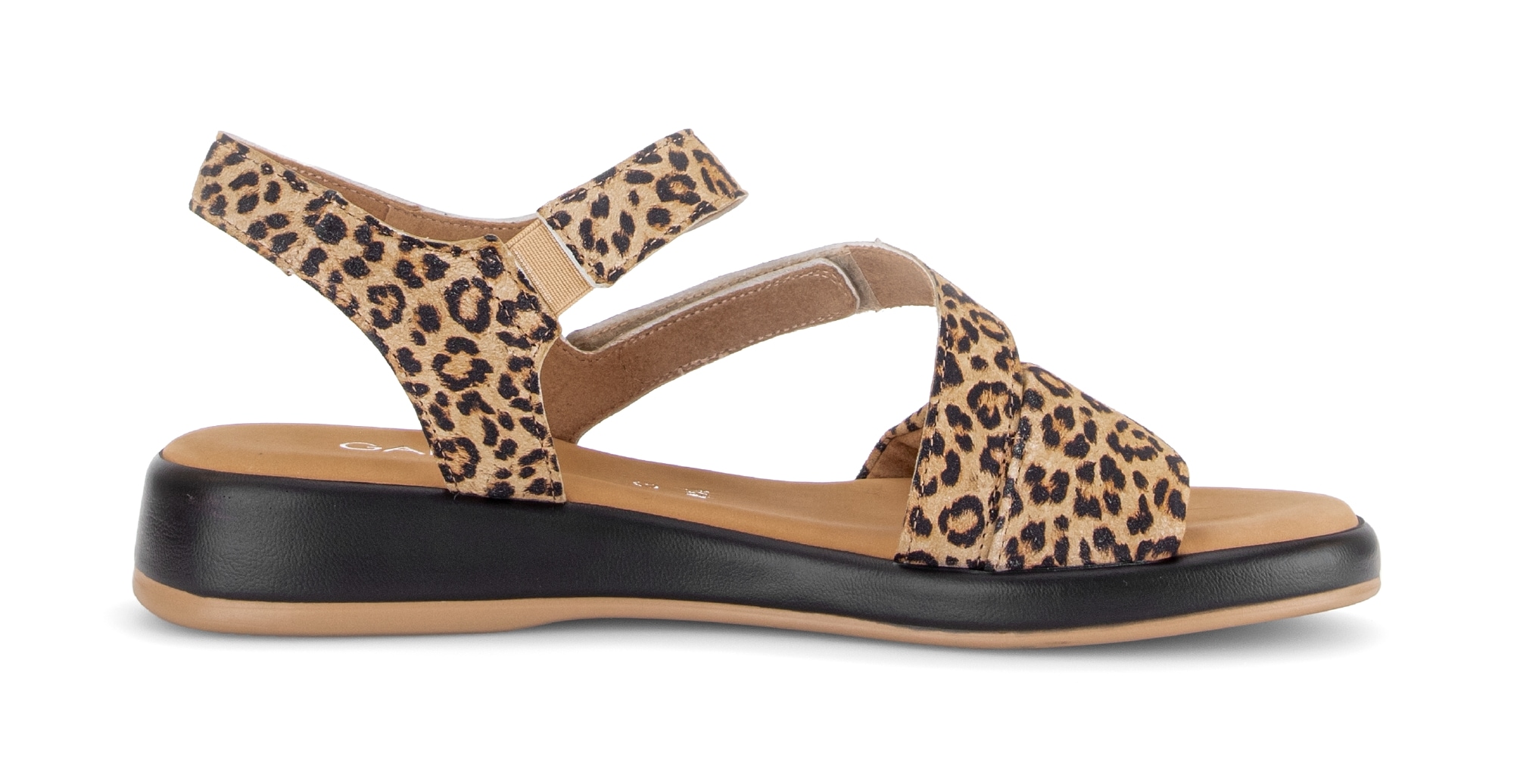 Gabor Sandales compensées »Rhodos«  Sandale à brides, chaussure d'été en look léopard tendance, largeur G
