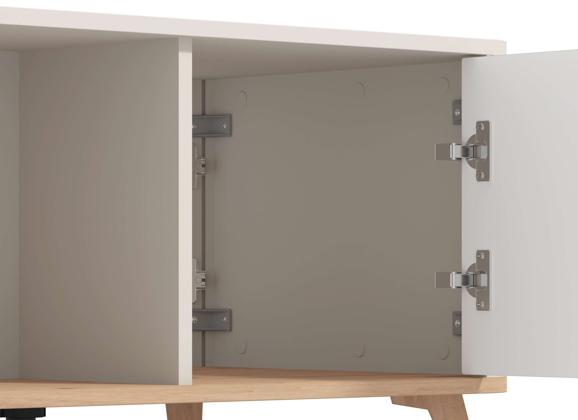 Home affaire Table basse »Darwen Wohnzimmertisch, Sofatisch, Beistelltisch, Kaffeetisch« 3D-folienummantelte MDF-Front, ABS 1 mm, Stauraum