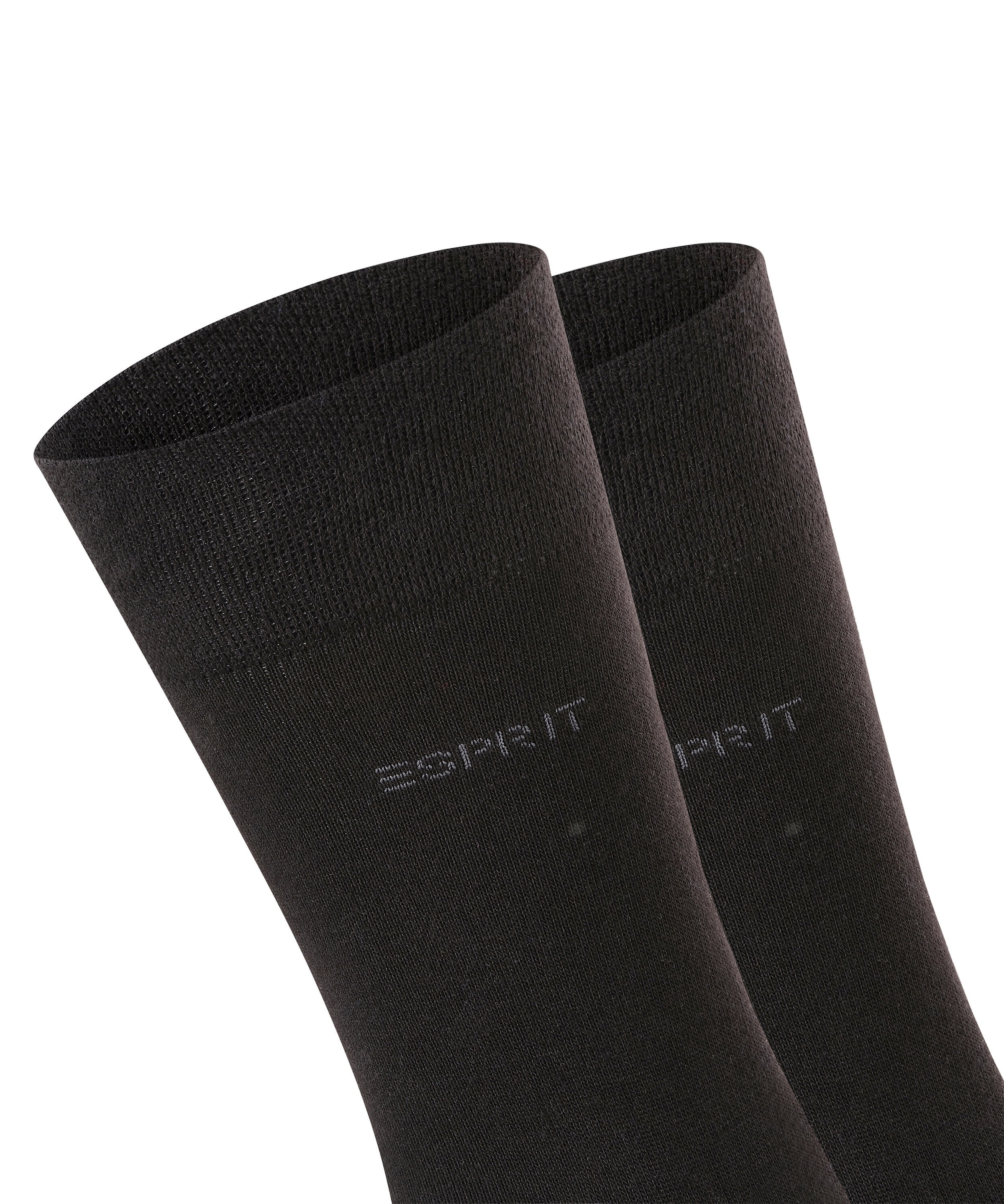 Esprit Chaussettes »Basic Easy« 2 paires, 2 Couple tlg. ceinture large confortable sans pression, respirante, chaussettes unies