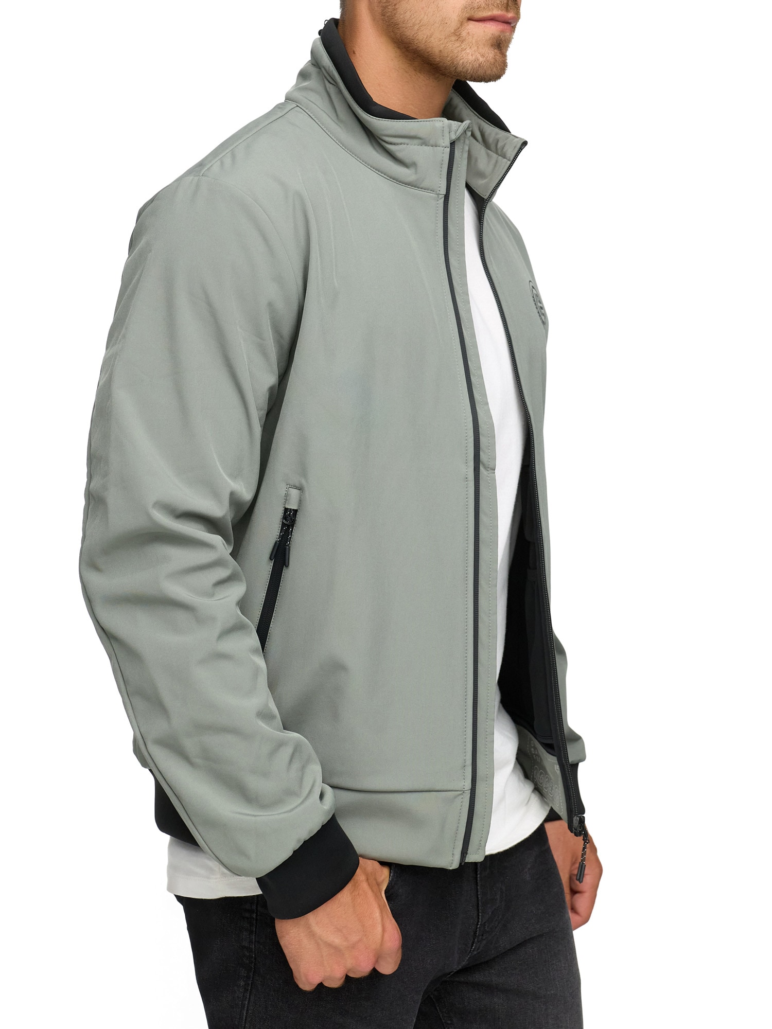 Indicode Veste softshell »INRoute Jacket« ohne Kapuze
