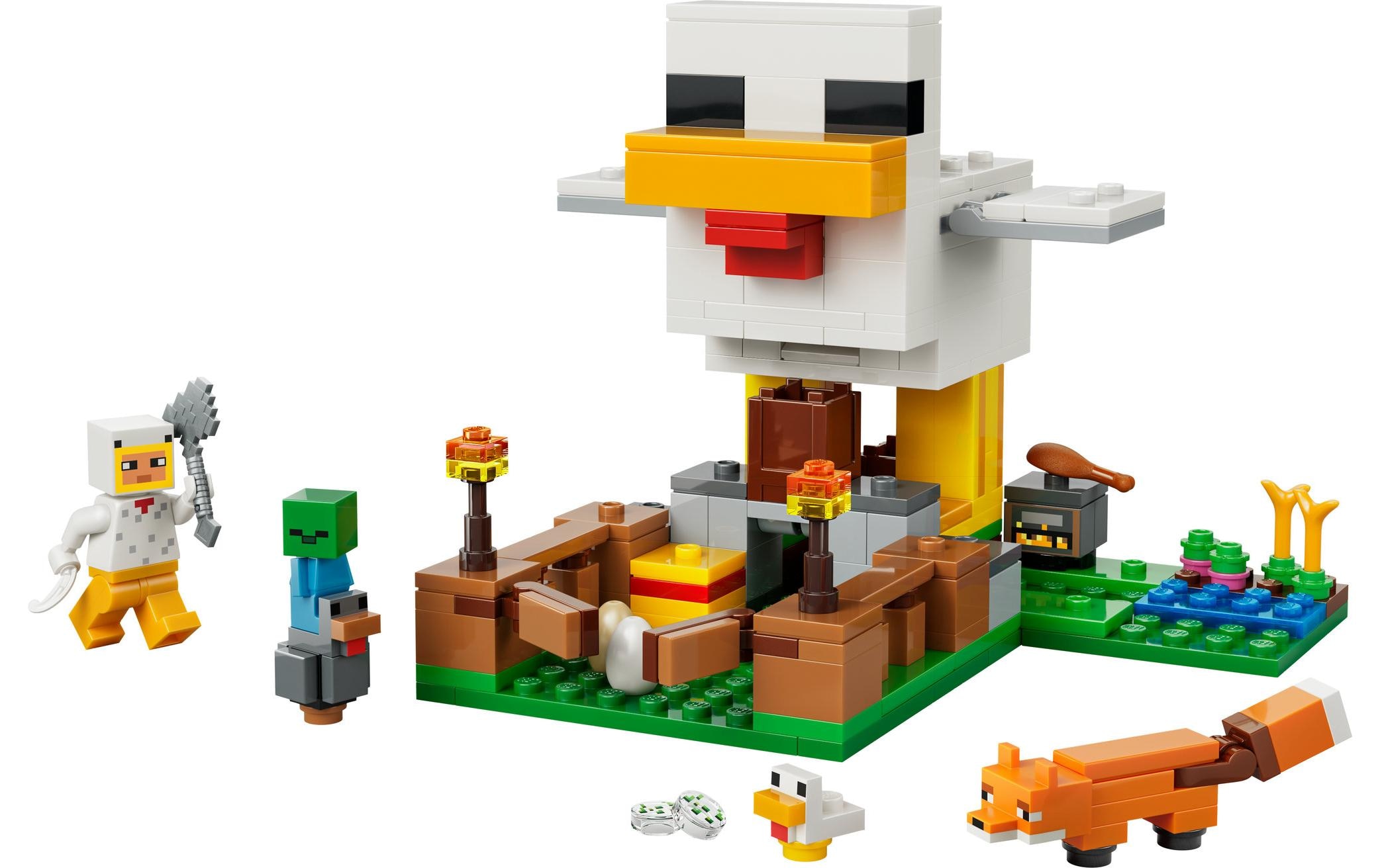   Konstruktionsspielsteine »Minecraft Hühnerfarm 21585« Kategorie: Fantasy-Welt