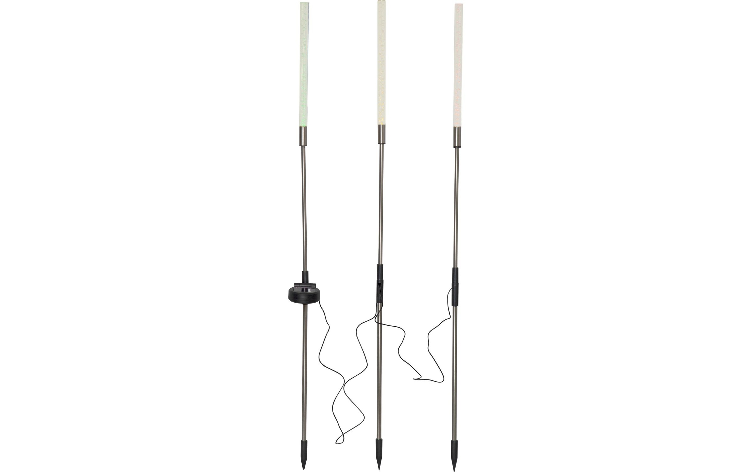 Image of Parforce Traditional Hunting Gartenleuchte "Solar Decoration Bubbly 3-pin" Farbwechsler