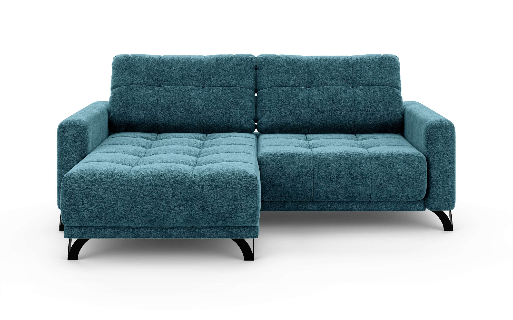 INOSIGN Ecksofa »FAIRVIEW mit verstellbaren Rückenlehne, Masse B/T/H: 234/174/93 cm«, L-Form mit Wellenunterfederung, Recamiere beidseitig montierbar