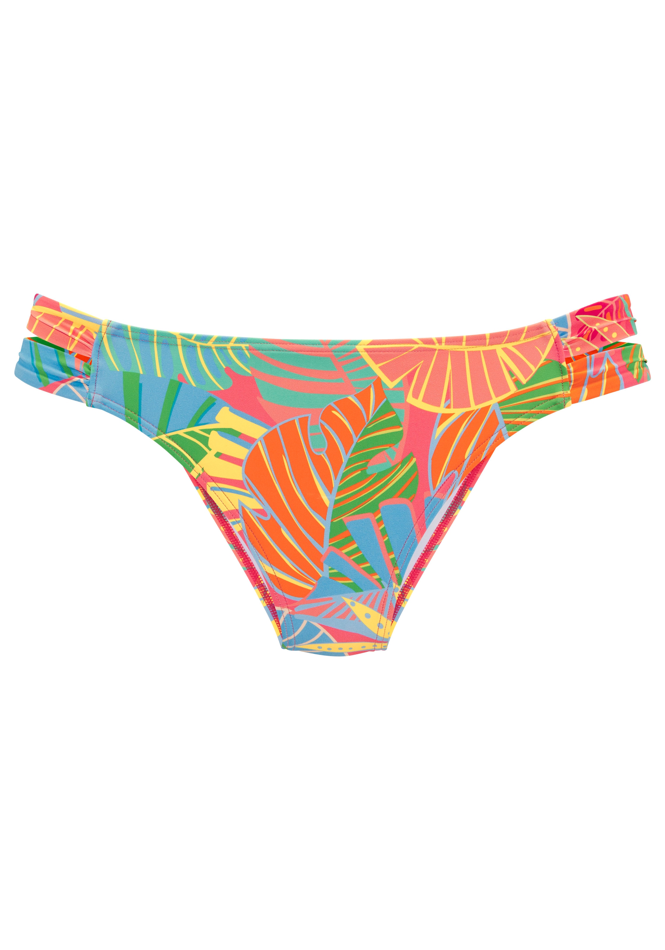 s.Oliver Pantalon de bikini »Yana« mit stylischem Blätterdruck