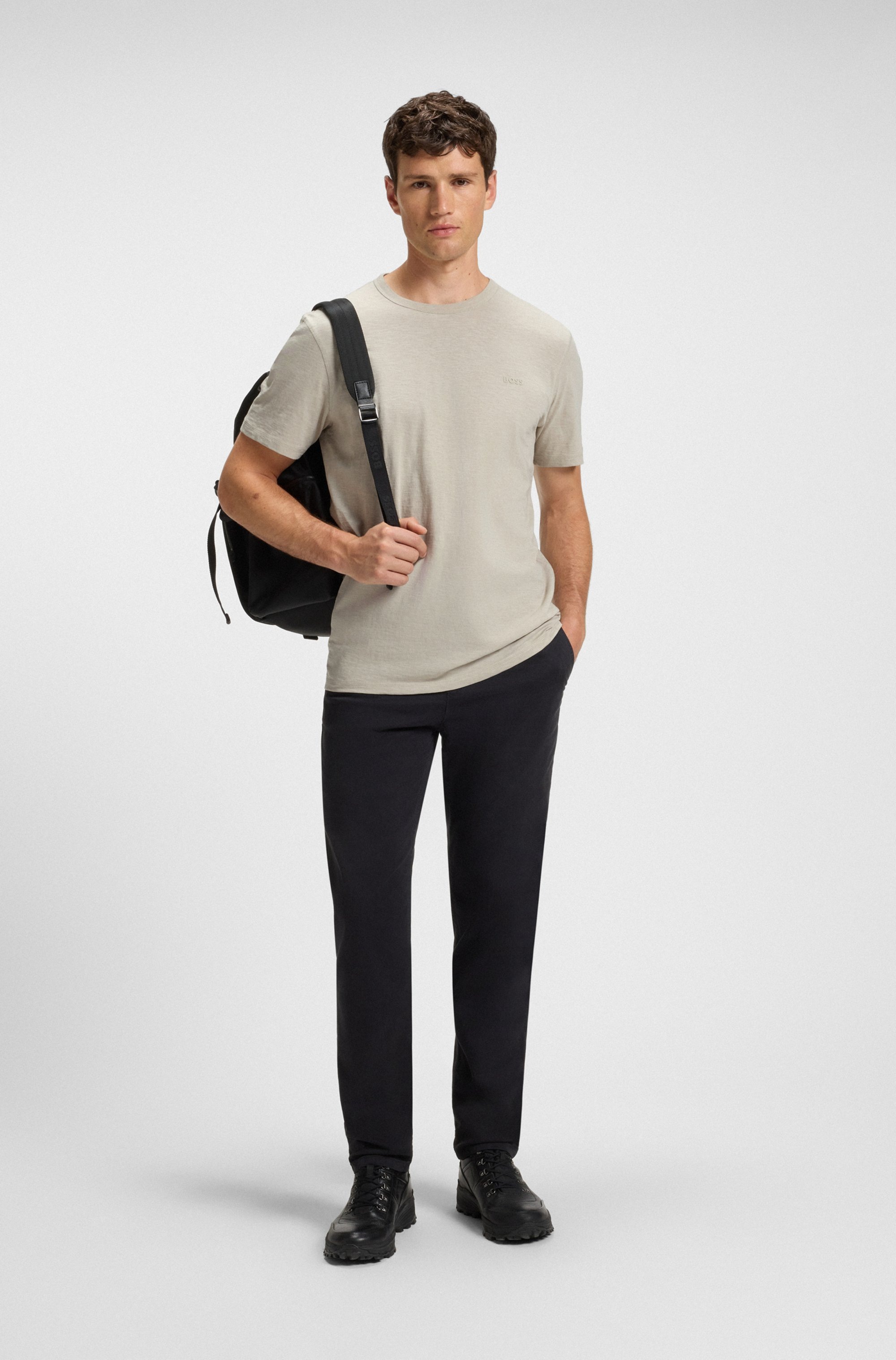 BOSS ORANGE T-Shirt »Tegood« mit Rundhalsausschnitt