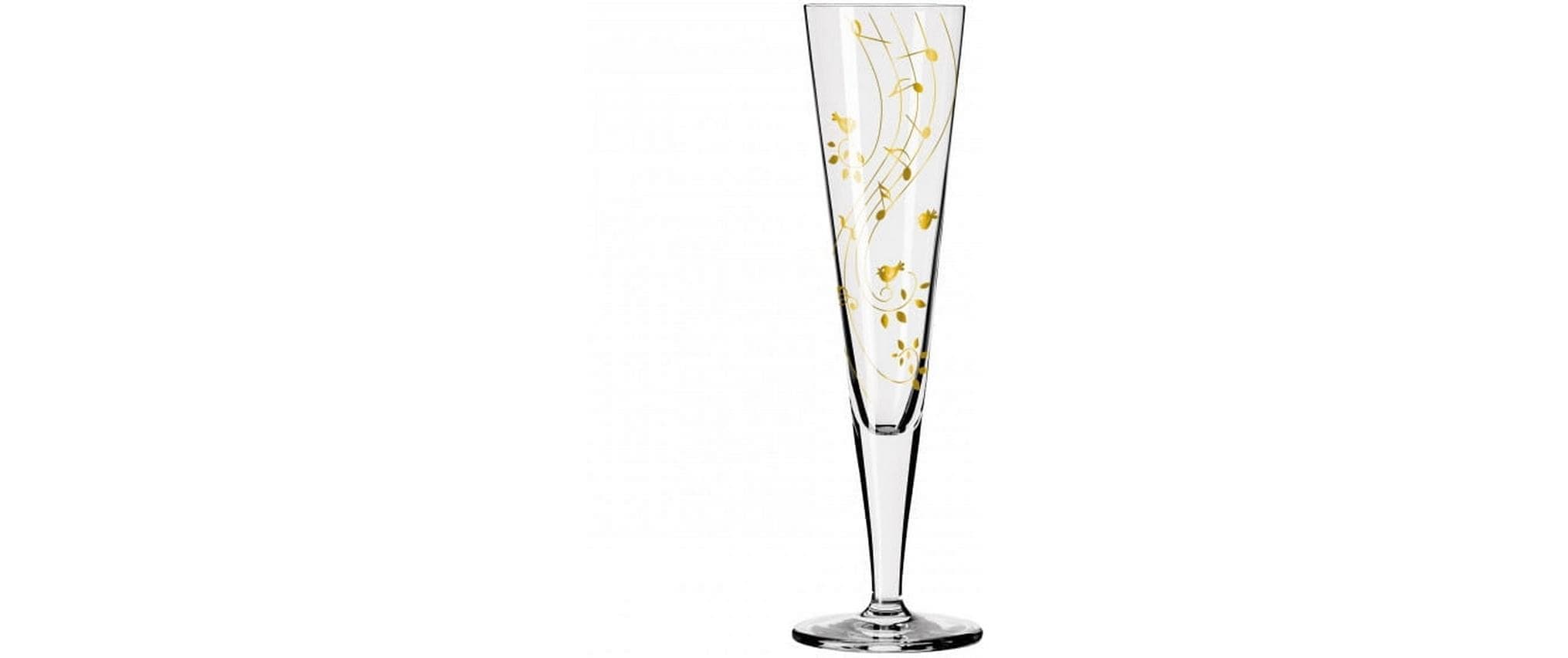 Ritzenhoff Champagnerglas »Goldfarbennacht No 2. 205 ml, 1 Stück, Transparent«