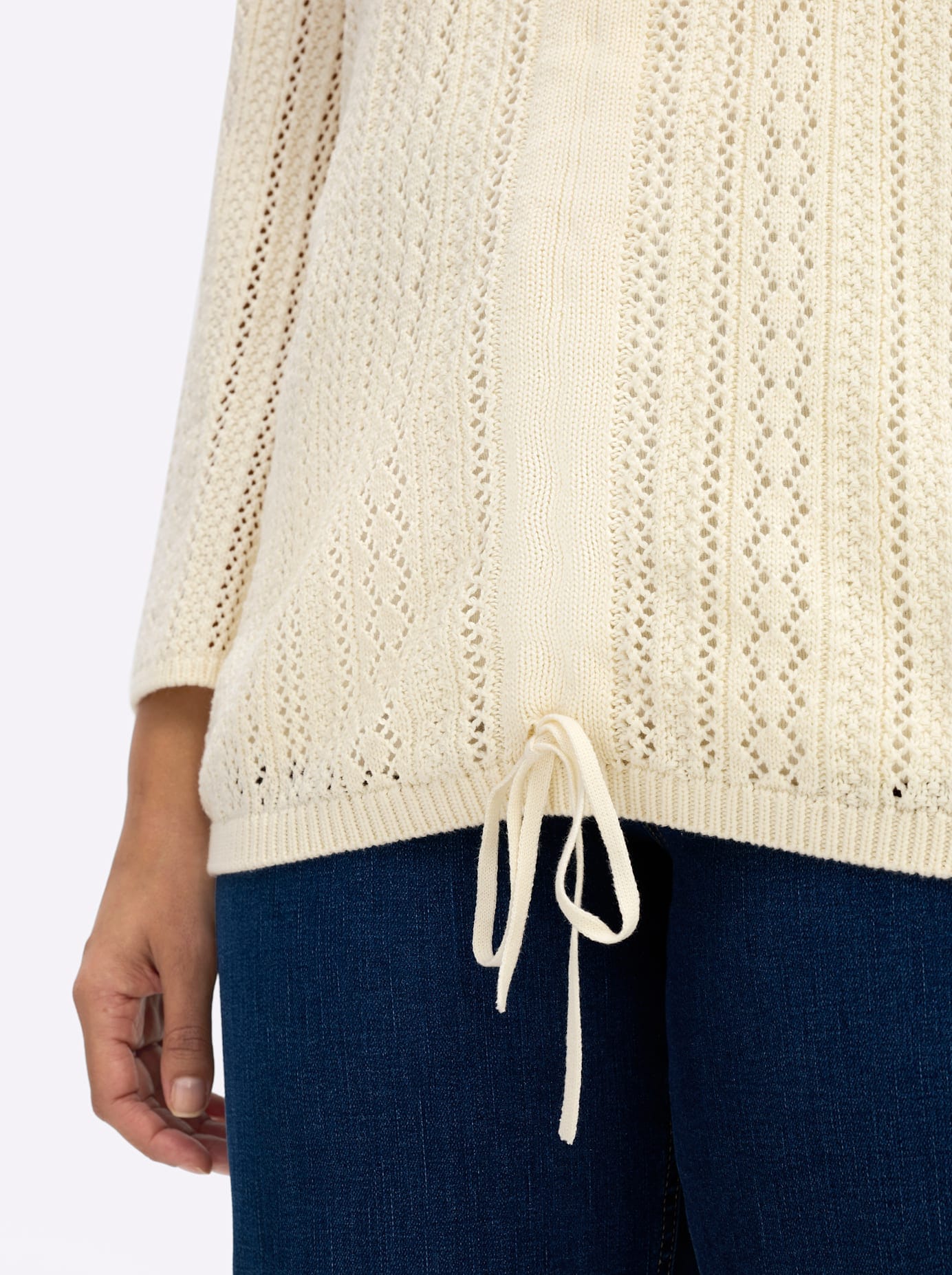 Sheego Strickpullover »3/4-Arm-Pullover«