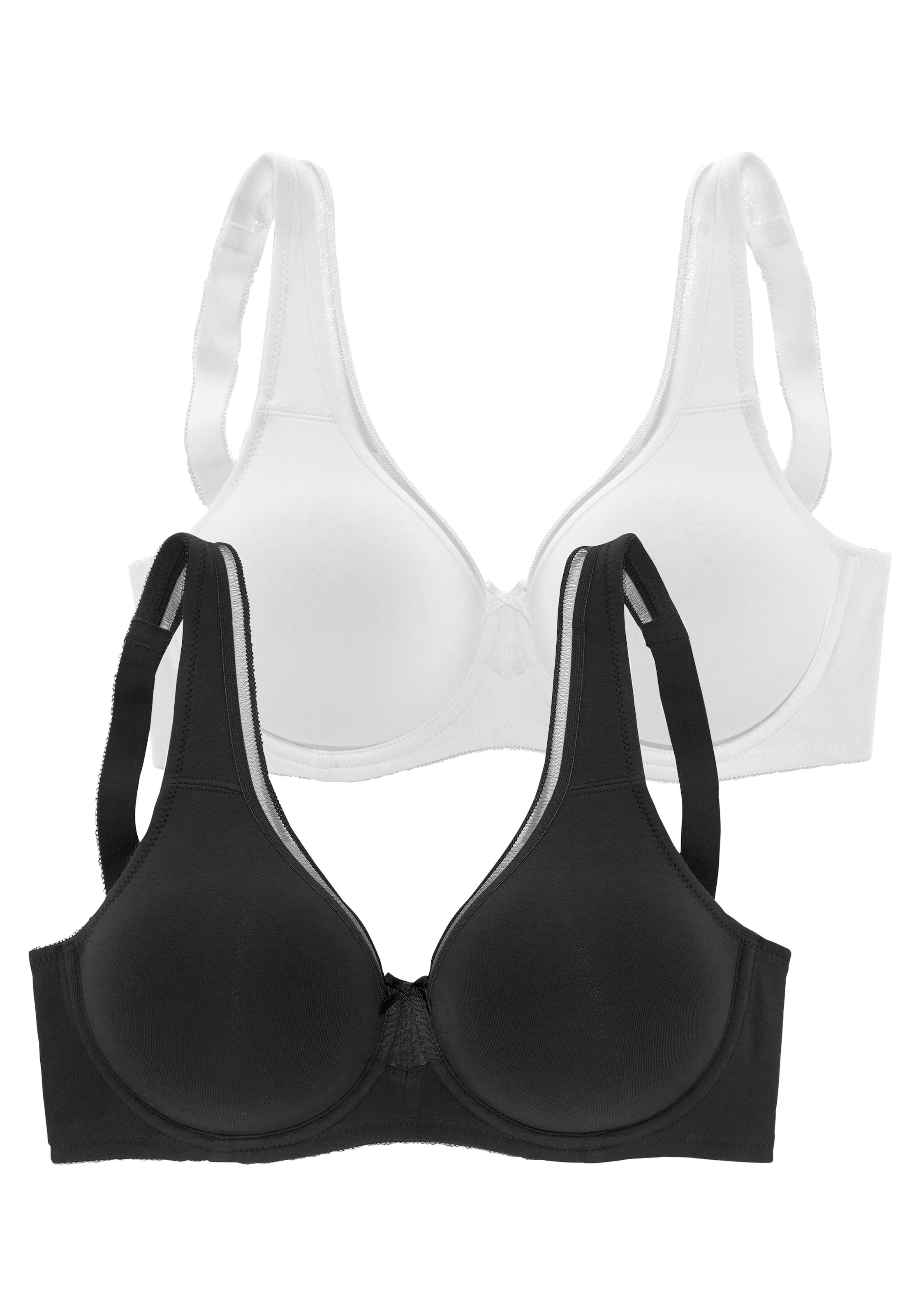 Minimizer-BH, aus Baumwolle mit nahtlosen ungefütterten Cups, Basic Dessous