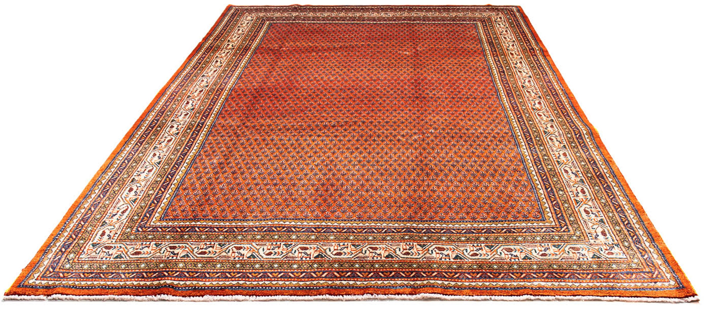 Image of morgenland Orientteppich »Perser - Mir - 313 x 212 cm - rost«, rechteckig, 10 mm Höhe, Wohnzimmer, Handgeknüpft, Einzelstück mit Zertifikat bei Ackermann Versand Schweiz