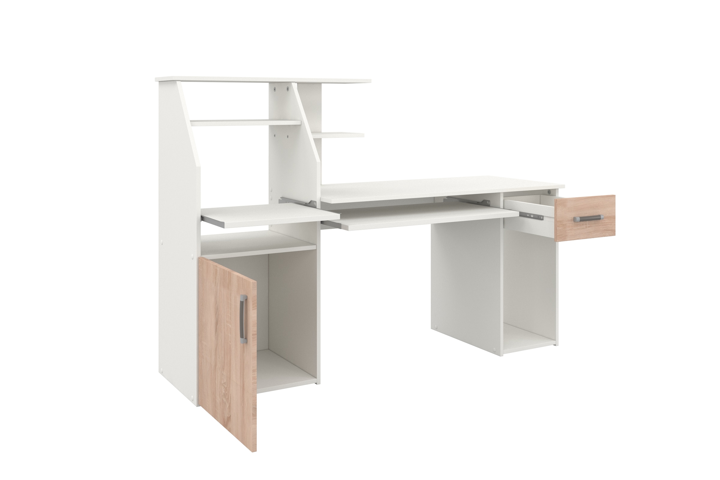 VOGL Möbelfabrik Bureau »Don« mit Tastatur- & Druckerauszug, Breite 137,5 cm, Made in Germany