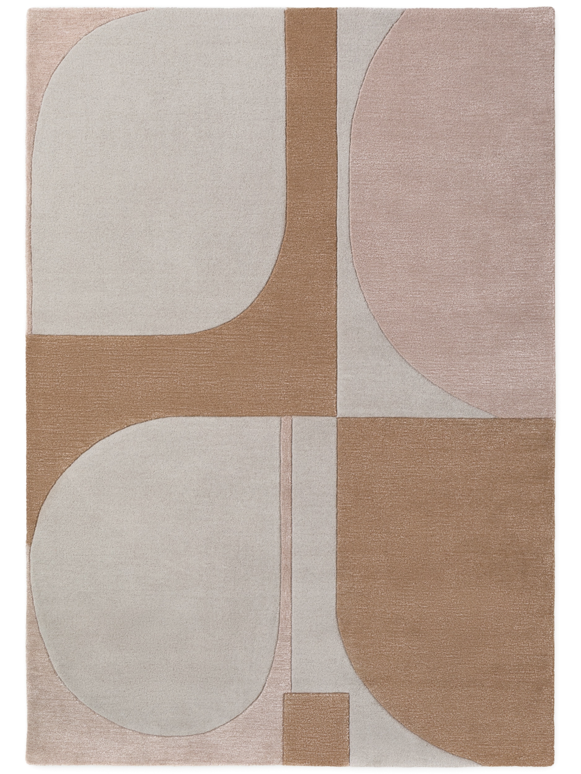 Ted Baker Tapis en laine »Windmill« Rectangulaire 15 mm Höhe Laine, tapis naturel, fait main, salon, chambre à coucher, coloré