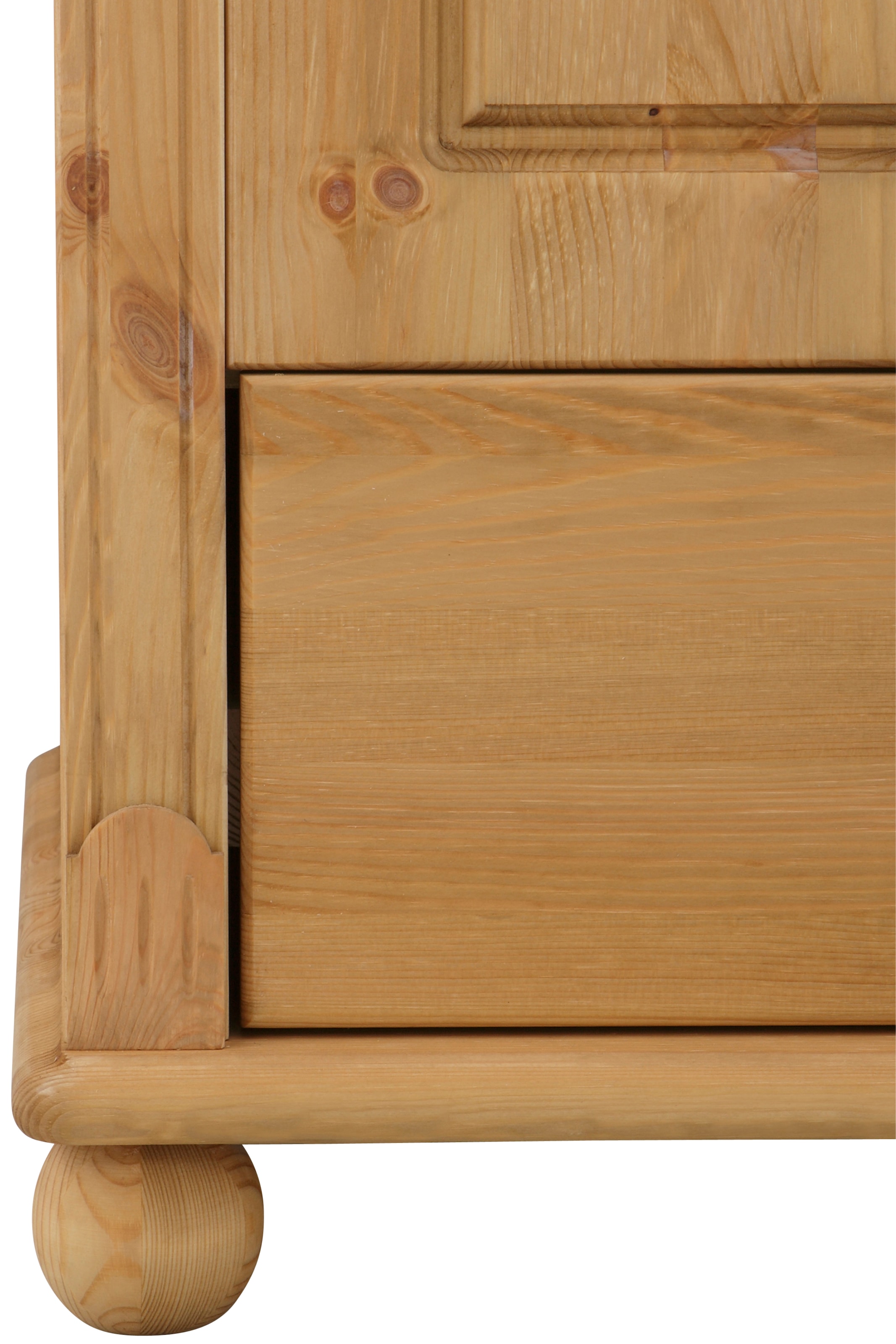 Home affaire Armoires à vêtements »Tessin, Dretürenschrank, 3-türig« B/H/T ca. 152/191/59 cm,  Breite 152 cm, Kiefer massiv, mit Spiegel und 3 Schubladen