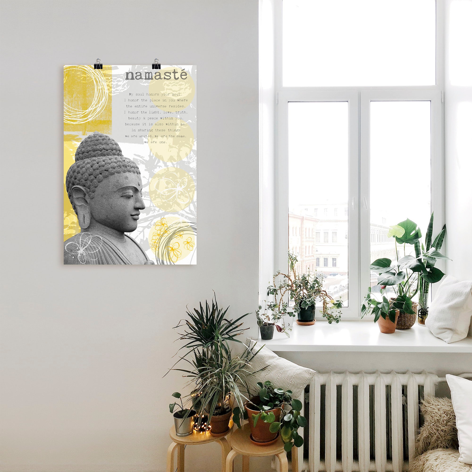 versch. Poster günstig Wandbild Alubild, Wandaufkleber St.), Leinwandbild, Grössen in I«, kaufen als oder (1 »Buddha Religion, Artland