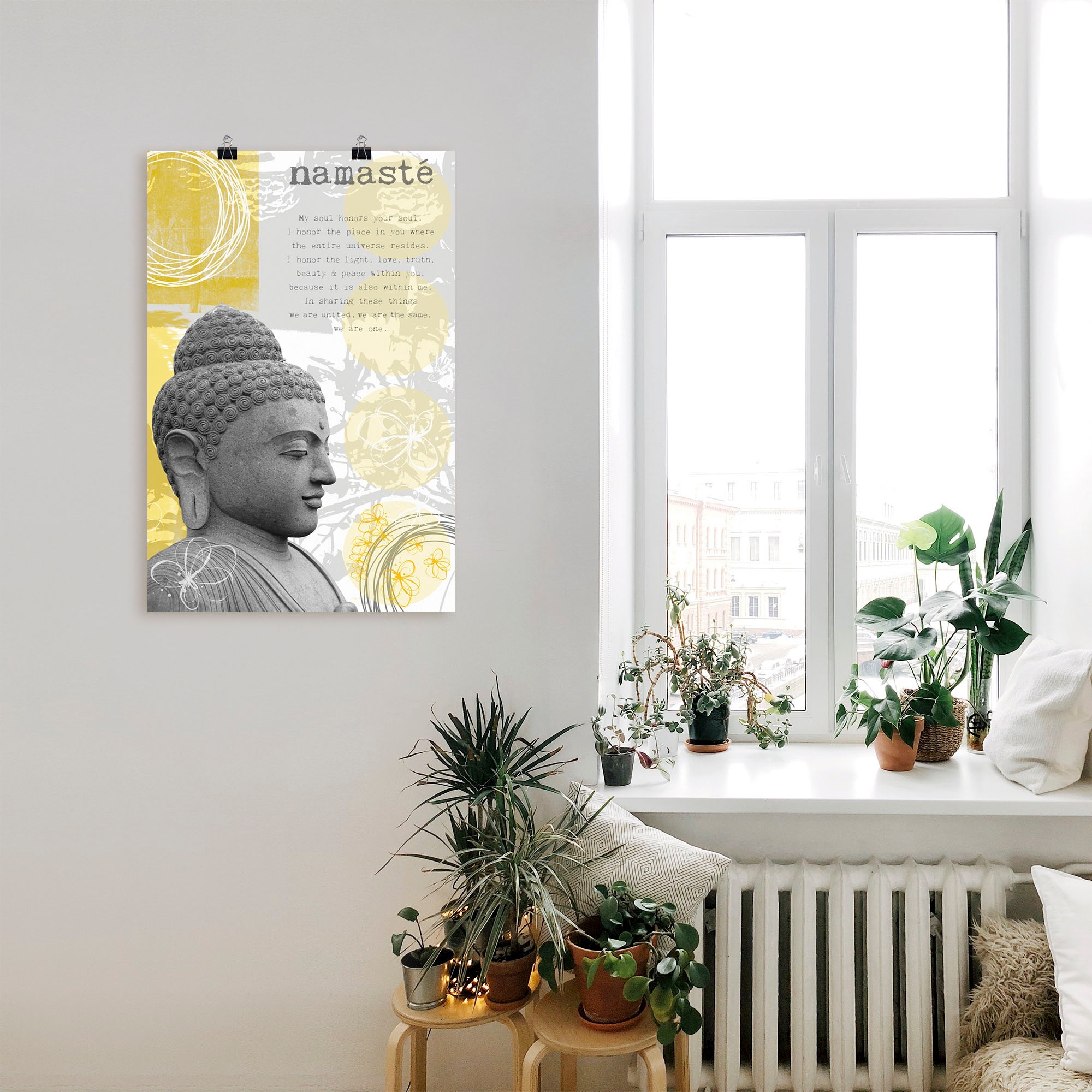 Wandbild Grössen versch. in als Artland oder Alubild, St.), Leinwandbild, günstig Religion, I«, kaufen Poster Wandaufkleber (1 »Buddha