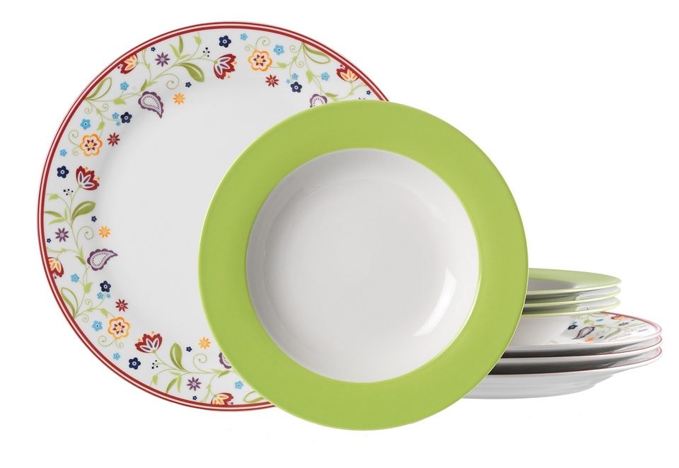 Image of Ritzenhoff & Breker Tafelservice "Teller Set, Geschirr-Set SHANTI DOPPIO" 8 Teile, für 4 Personen