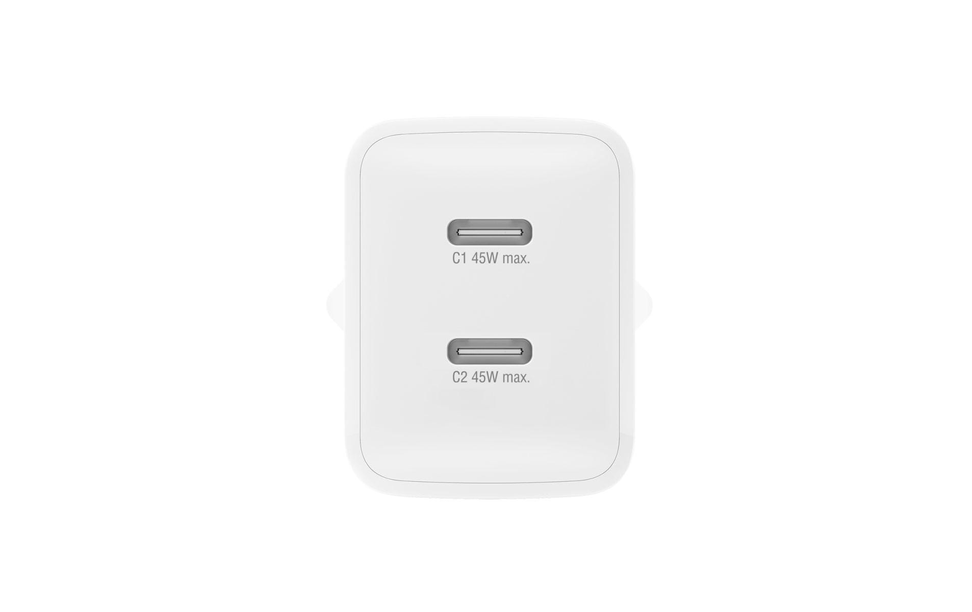 4smarts USB-Ladegerät »PDPlug Dual 2x USB-C 45 W GaN«