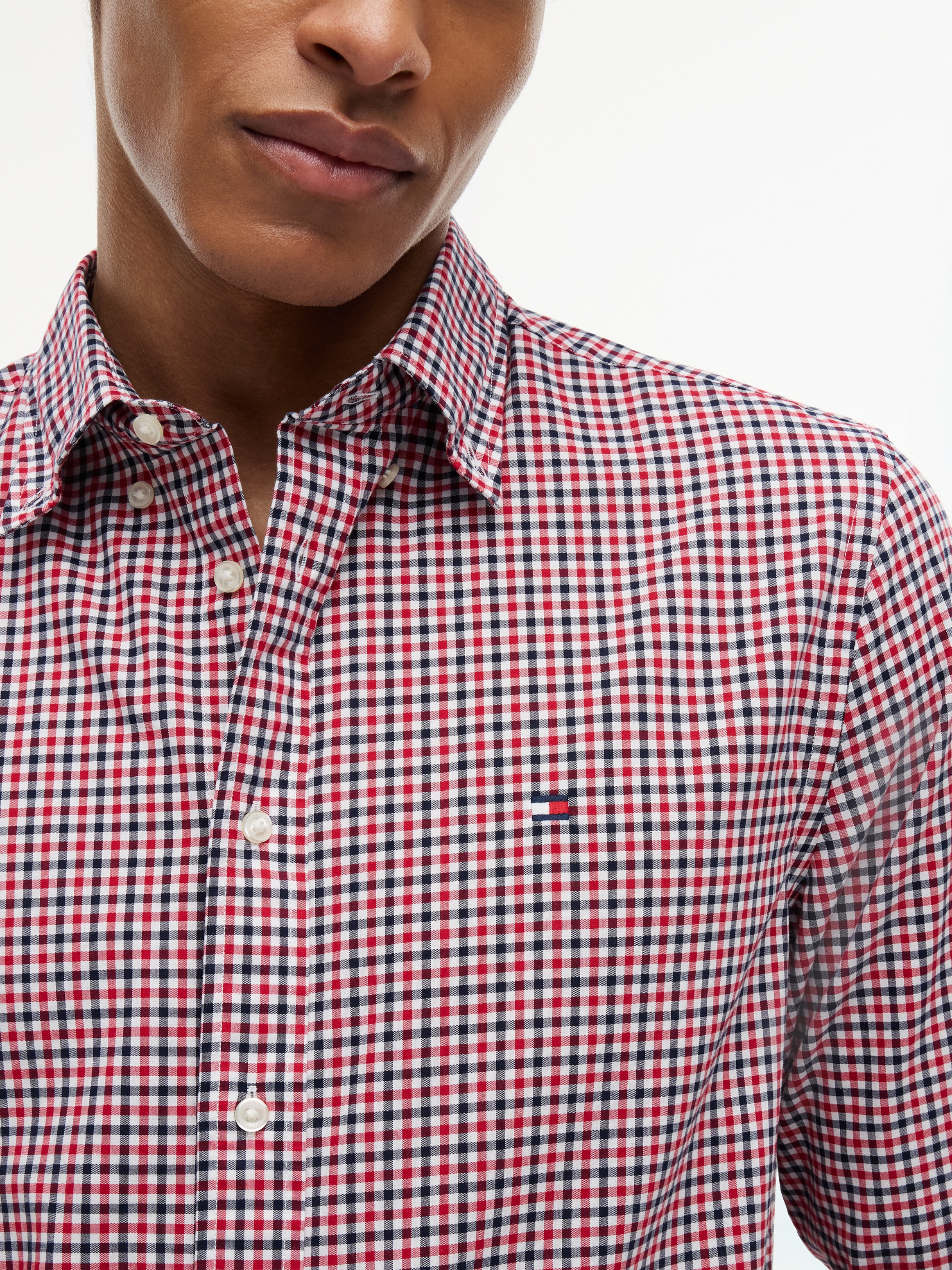 Tommy Hilfiger Chemise à manches longues »FLEX POPLIN GINGHAM SHIRT«