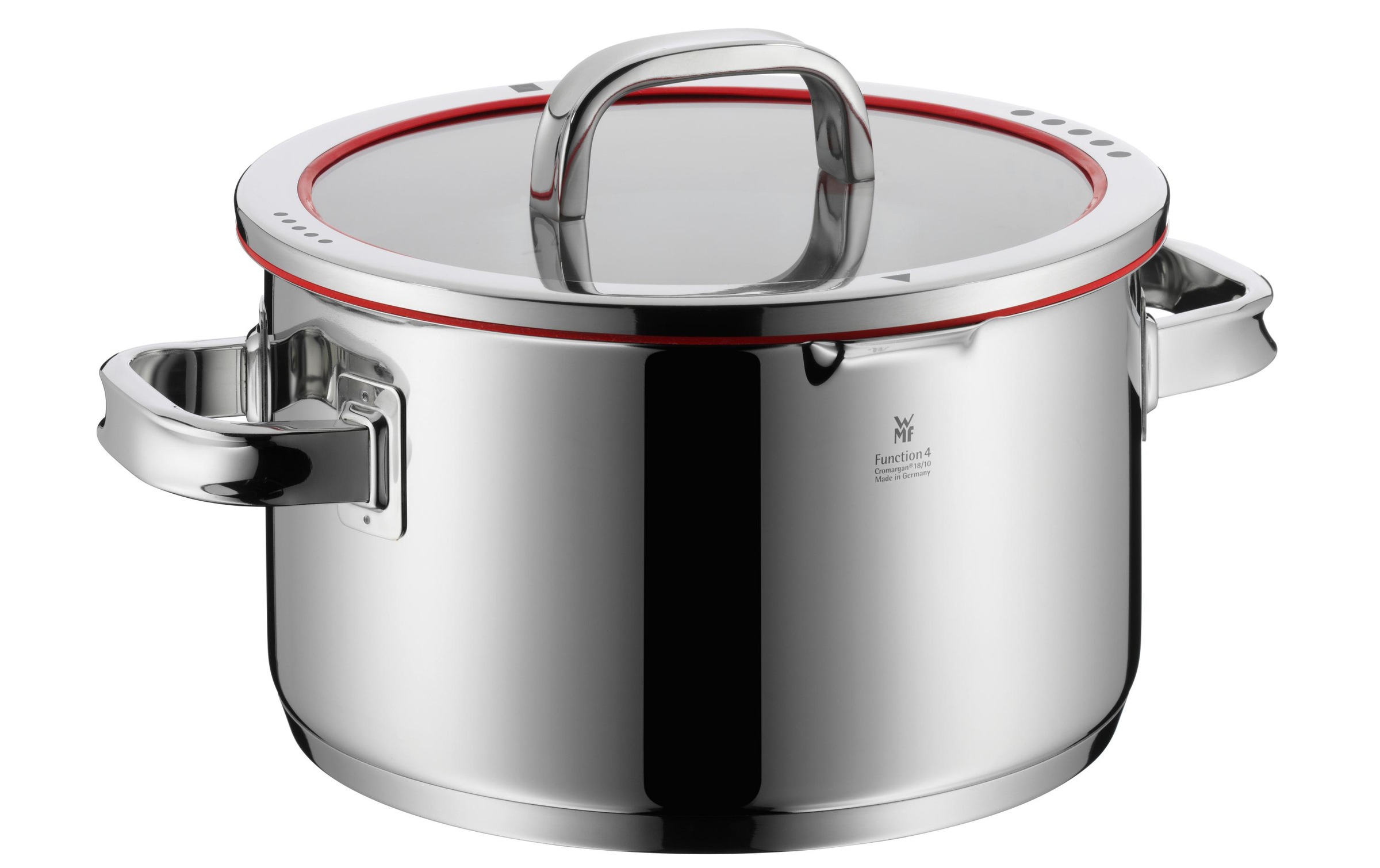 WMF Kochtopf »Function 4 4-teilig«, Edelstahl-Glas