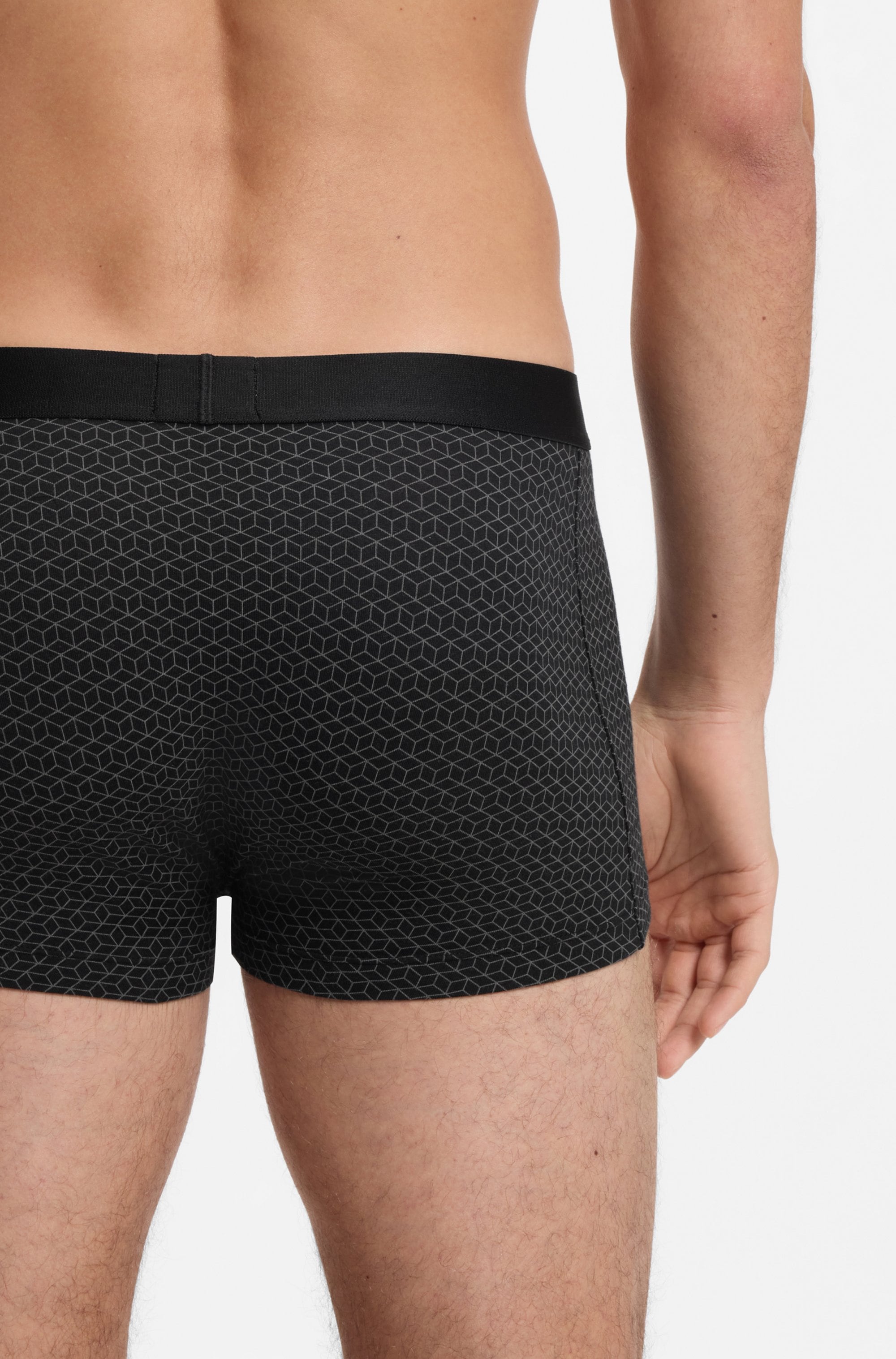 BOSS Tronc »Trunk 3P BOSS ONE« 3 cuis hauteur de taille moyenne, 1x à motifs, 2x unis
