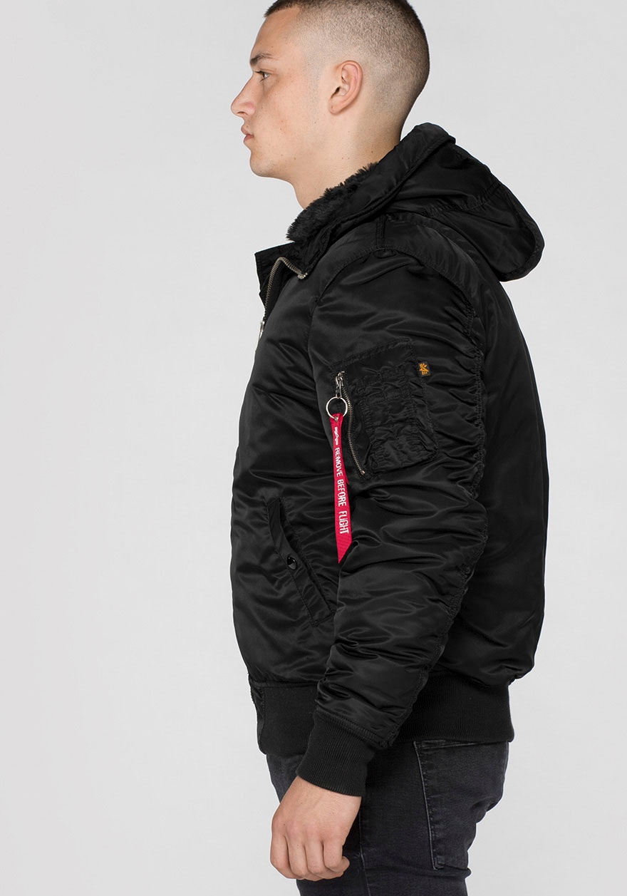 Alpha Industries Bomberjacke »MA-1 HOODED«, mit Kapuze