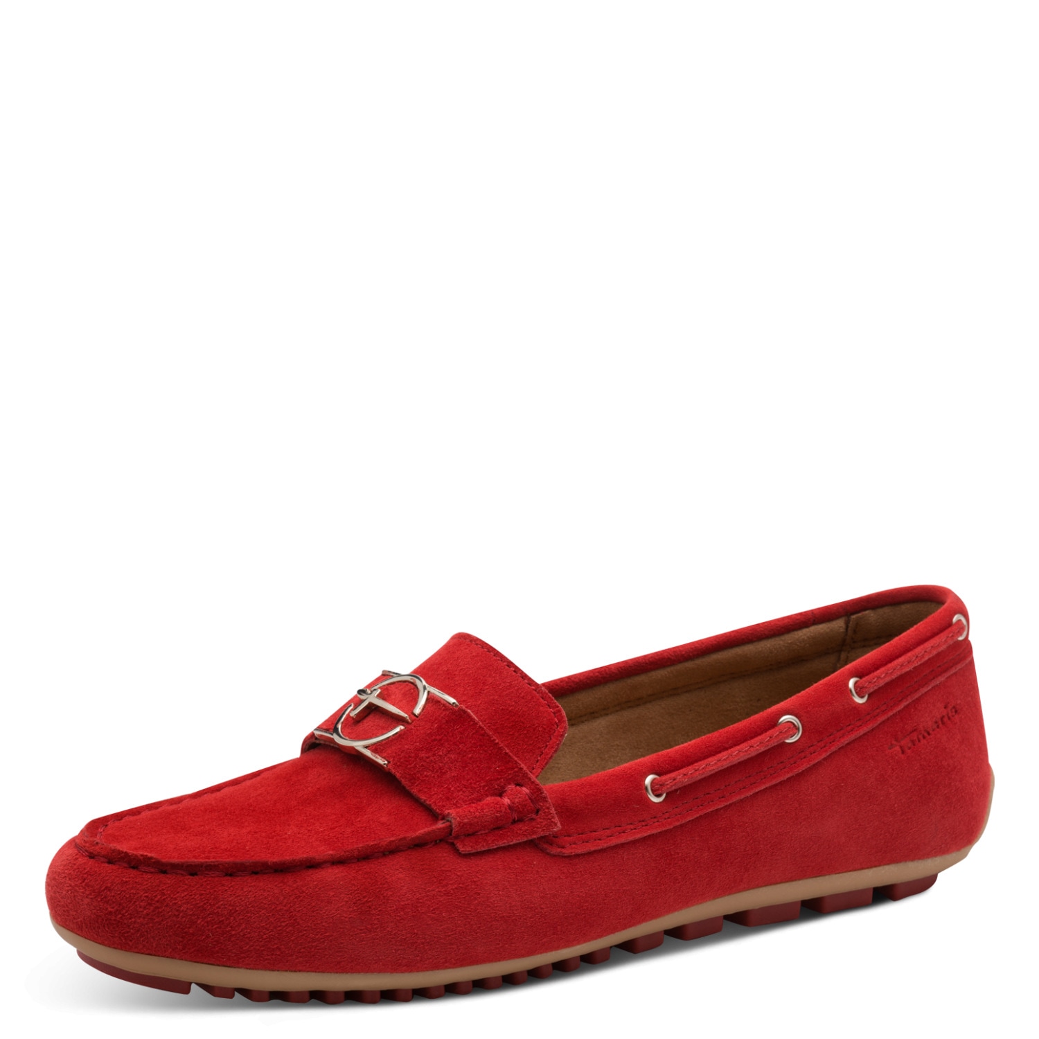 Image of Tamaris Mokassin, Slipper, Schlupfschuh, Flats mit Ösen und modischen Durchzügen