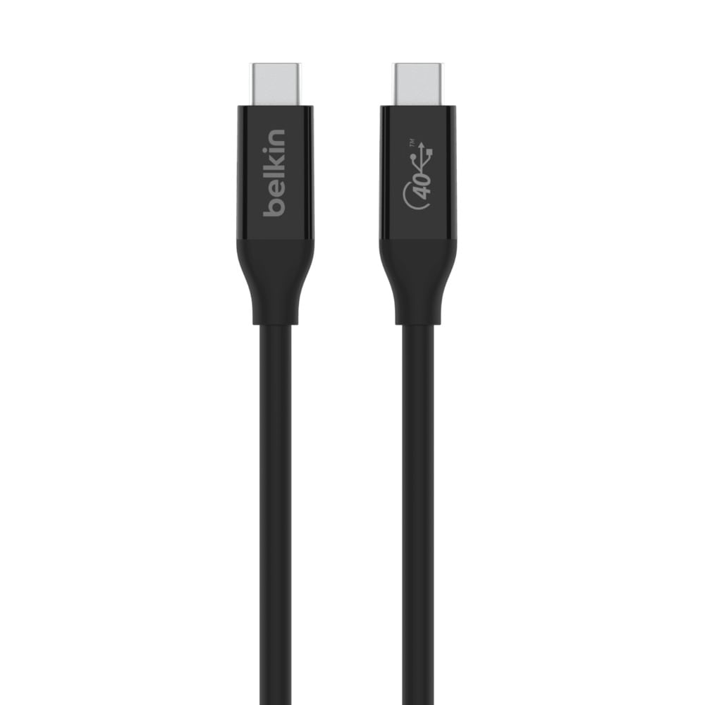 Belkin USB-Kabel »Connect USB4-Kabel«, USB-C, 80 cm, unterstützt Power Delivery und schnelles Laden per „Passthrough“