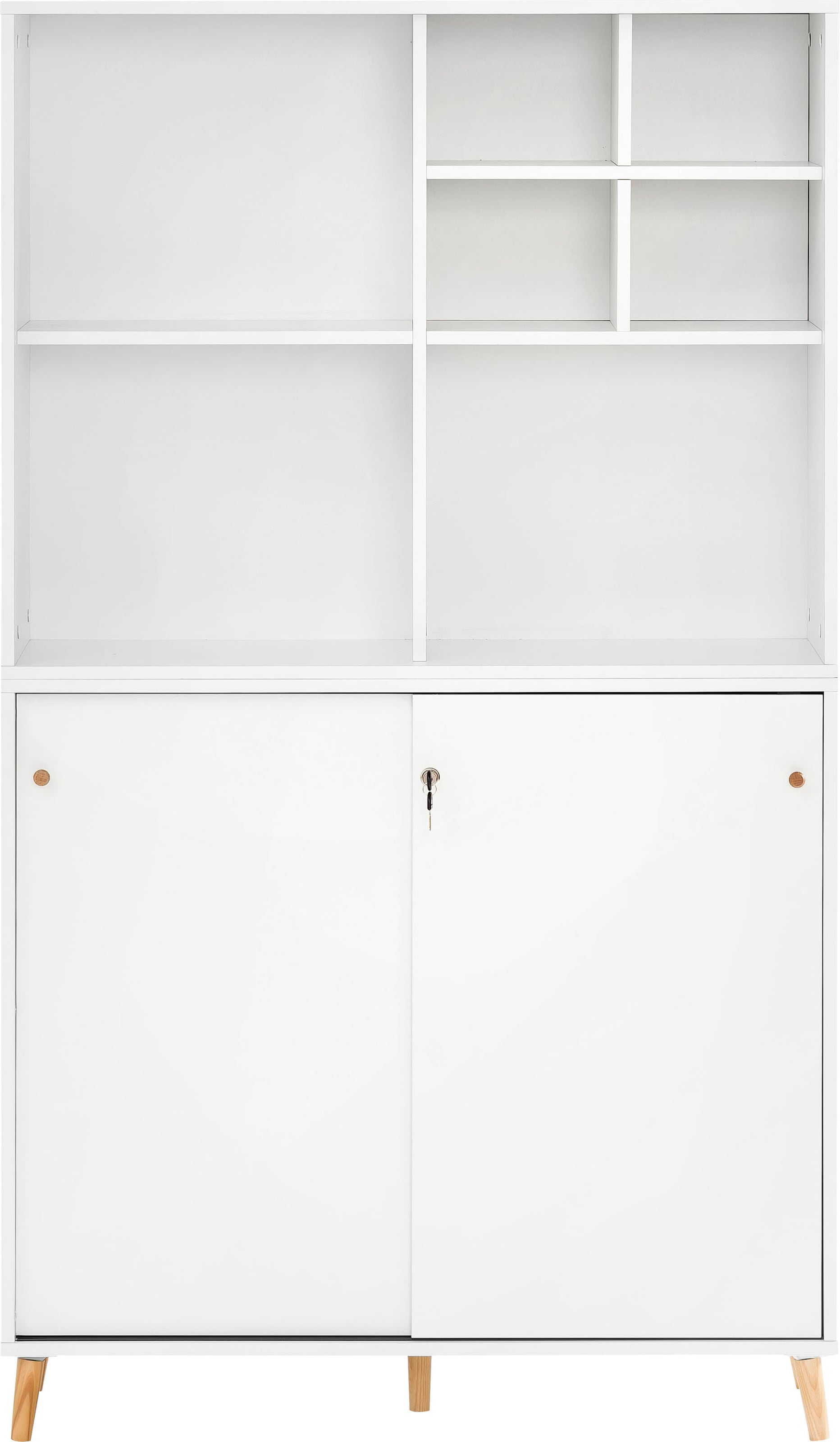 Image of Schildmeyer Büromöbel-Set "Serie 500, Büromöbel-Set-3-tlg., Made in Germany" Solide Verarbeitung - Dieses Produkt ist in Deutschland gefertigt