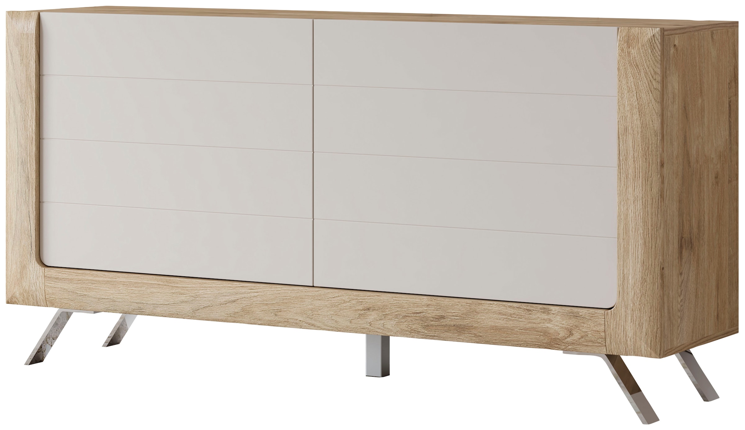 Leonique Sideboard »Kasai«, Breite 160,5 cm, mit 2 Türen