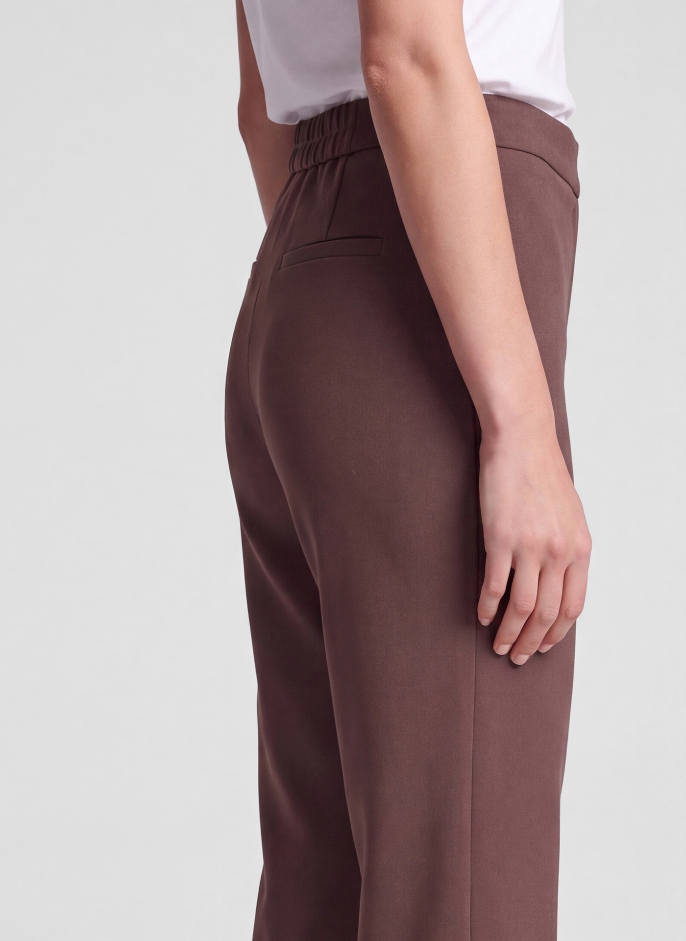 Rabe Stoffhose  unifarben - mit Viskose/Stretch
