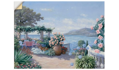 Artland Wandbild »Haus am Meer«, Gewässer, (1 St.), als Alubild,  Leinwandbild, Wandaufkleber oder Poster in versch. Grössen bequem kaufen