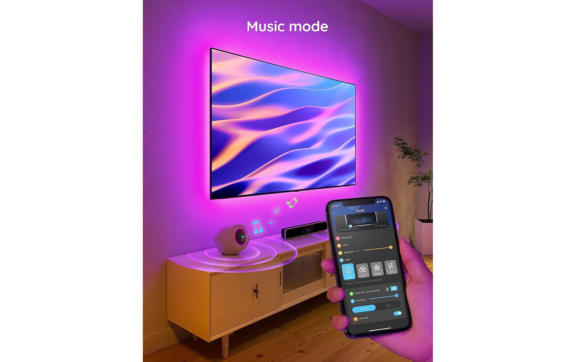 Govee Smarte LED-Leuchte »TV LED Backlight, 46-60, RGB, BT«