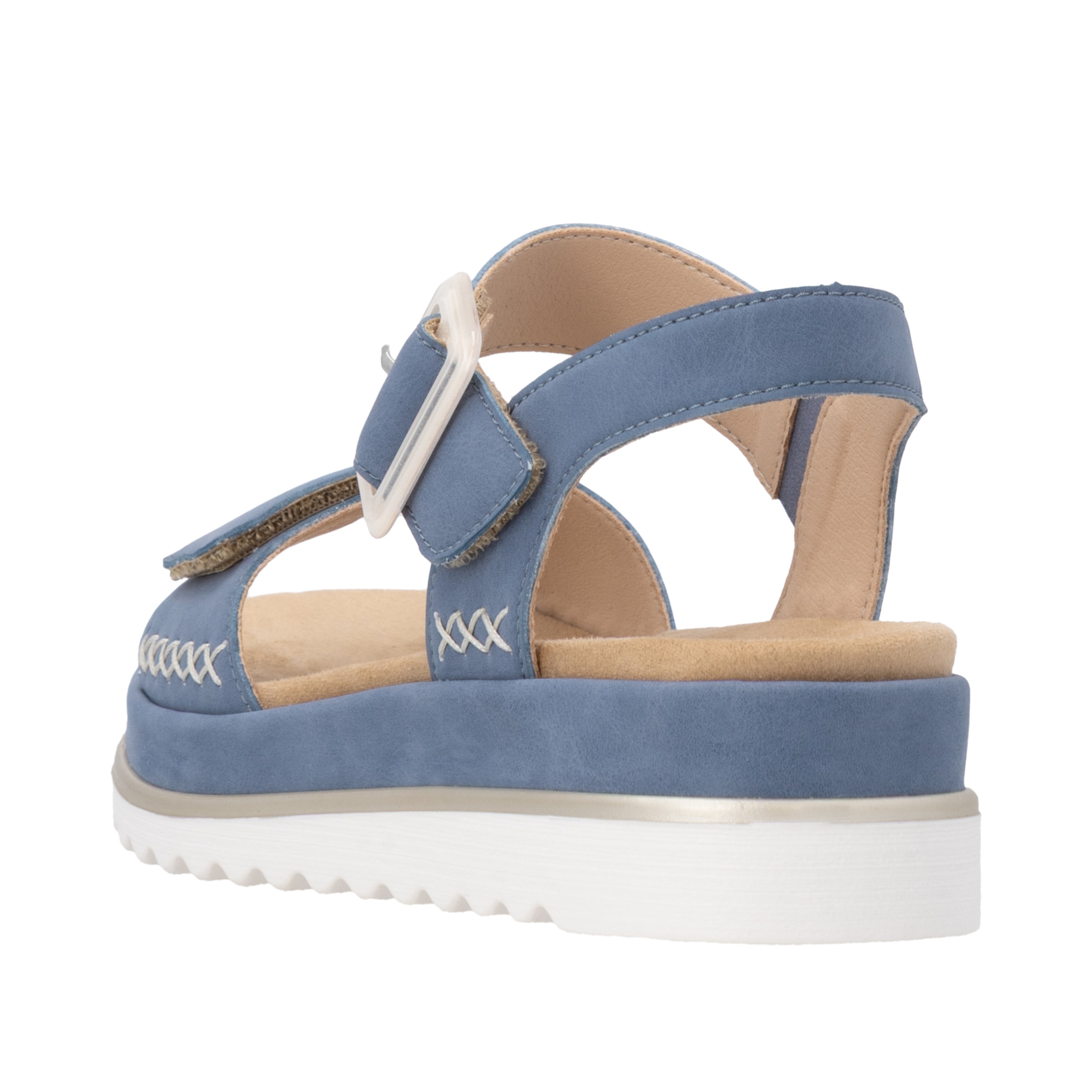 Remonte Sandales à plateforme  Chaussure d'été, sandale compensée avec fermetures velcro pratiques