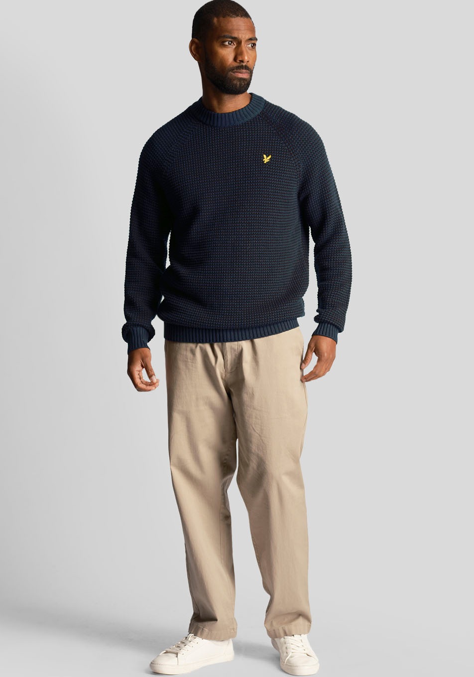 Lyle & Scott Strickpullover mit Logostickerei