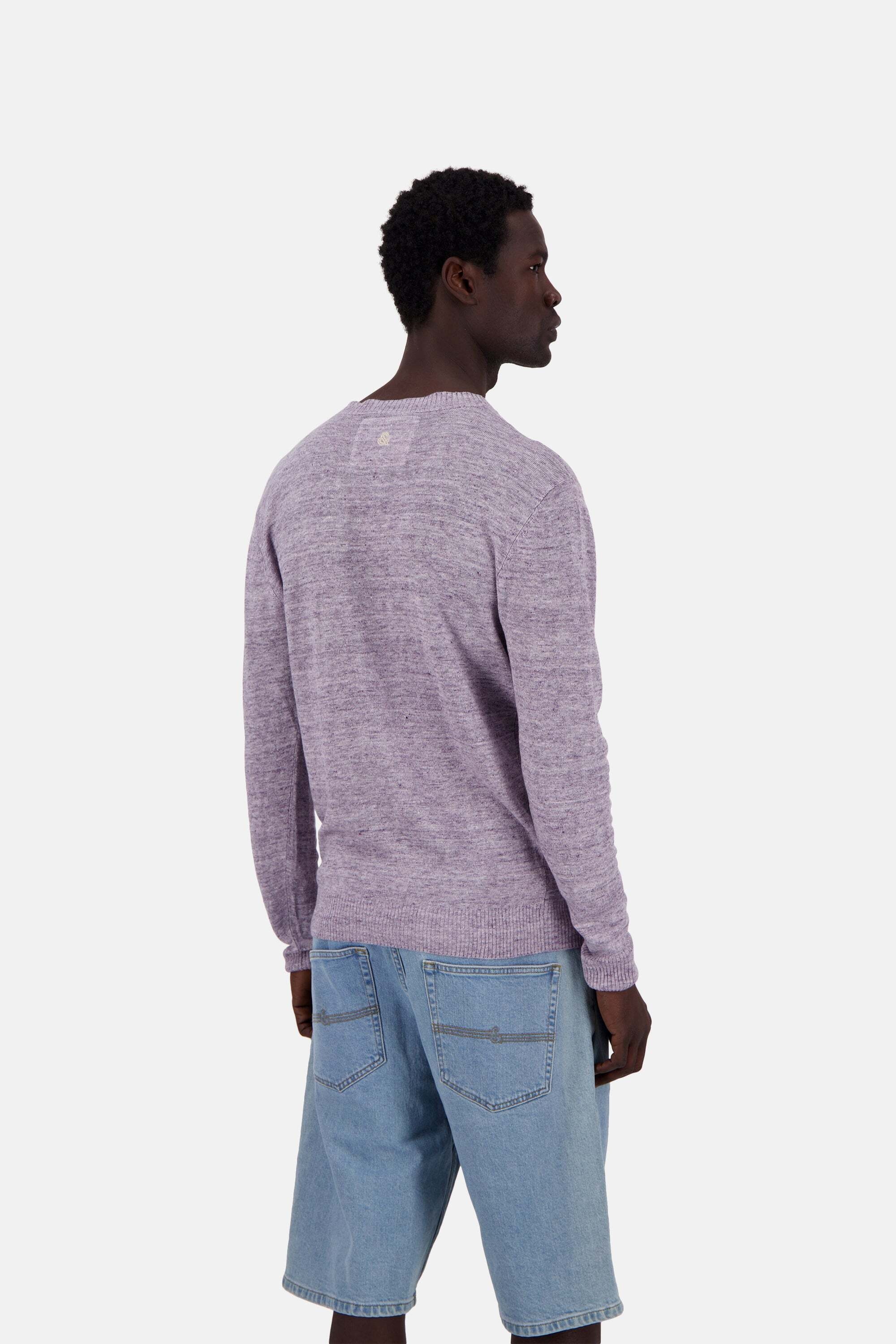 colours & sons Strickpullover »colours & sons Pullover Roundneck-Linen«
