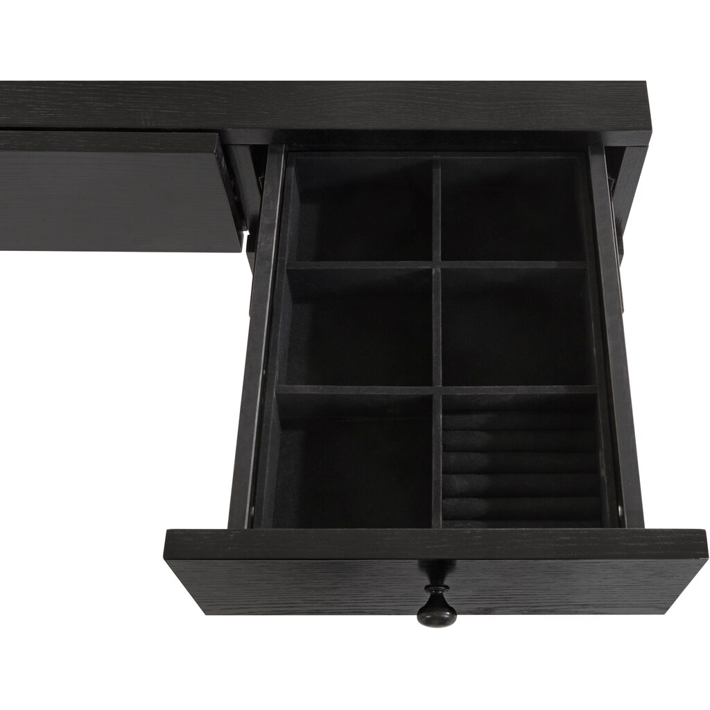 Guido Maria Kretschmer Home&Living Schminktisch »Douxmi«, 1,8 cm starke Tischplatte, viel Stauraum, Pflegeleicht, Breite 120 cm