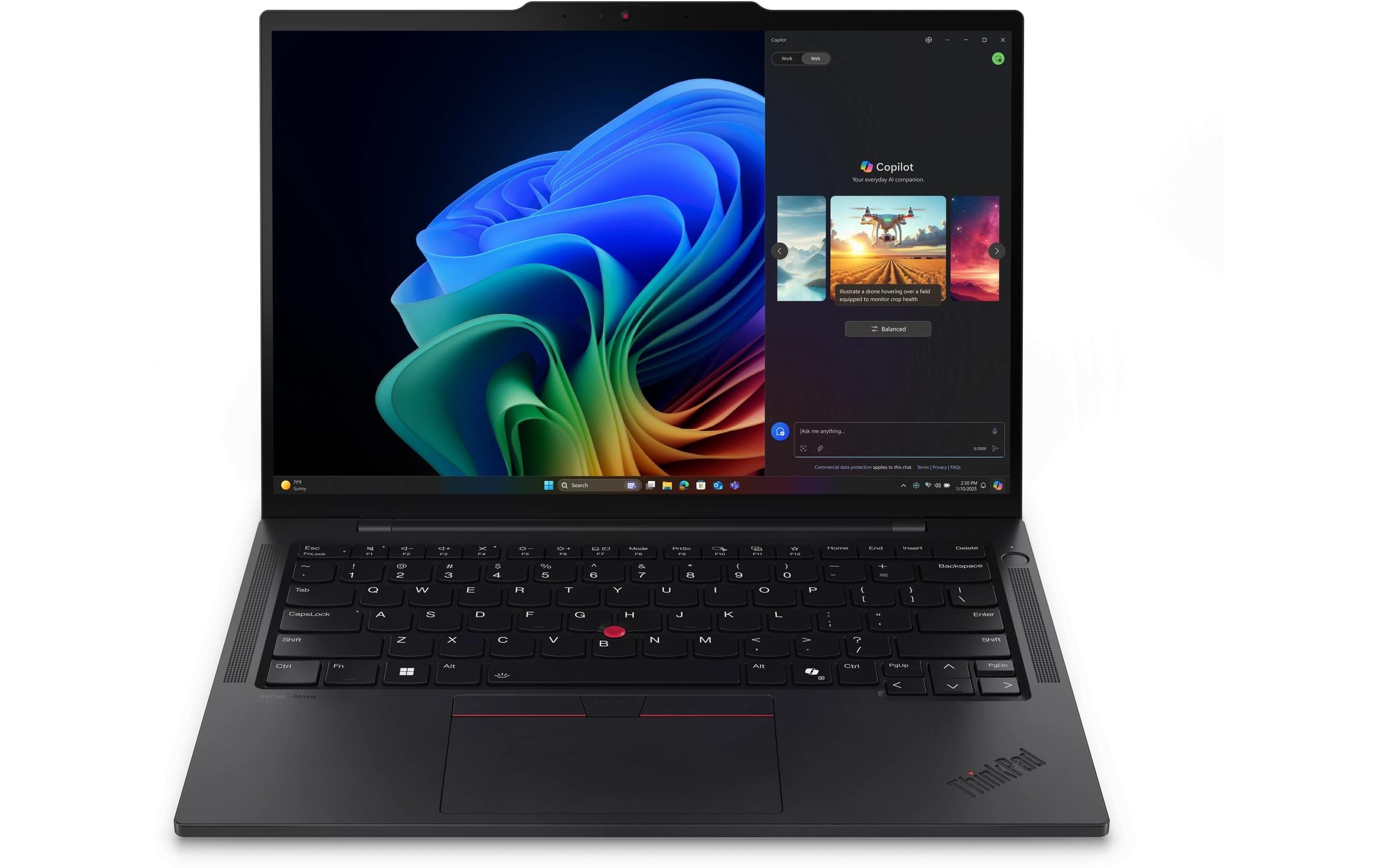 Lenovo Ordinateur portable »ThinkPad T14s Gen 6 (AMD) Copilot+ PC« / 14 ″ AMD Ryzen™ AI 7 1.000 GB SSD