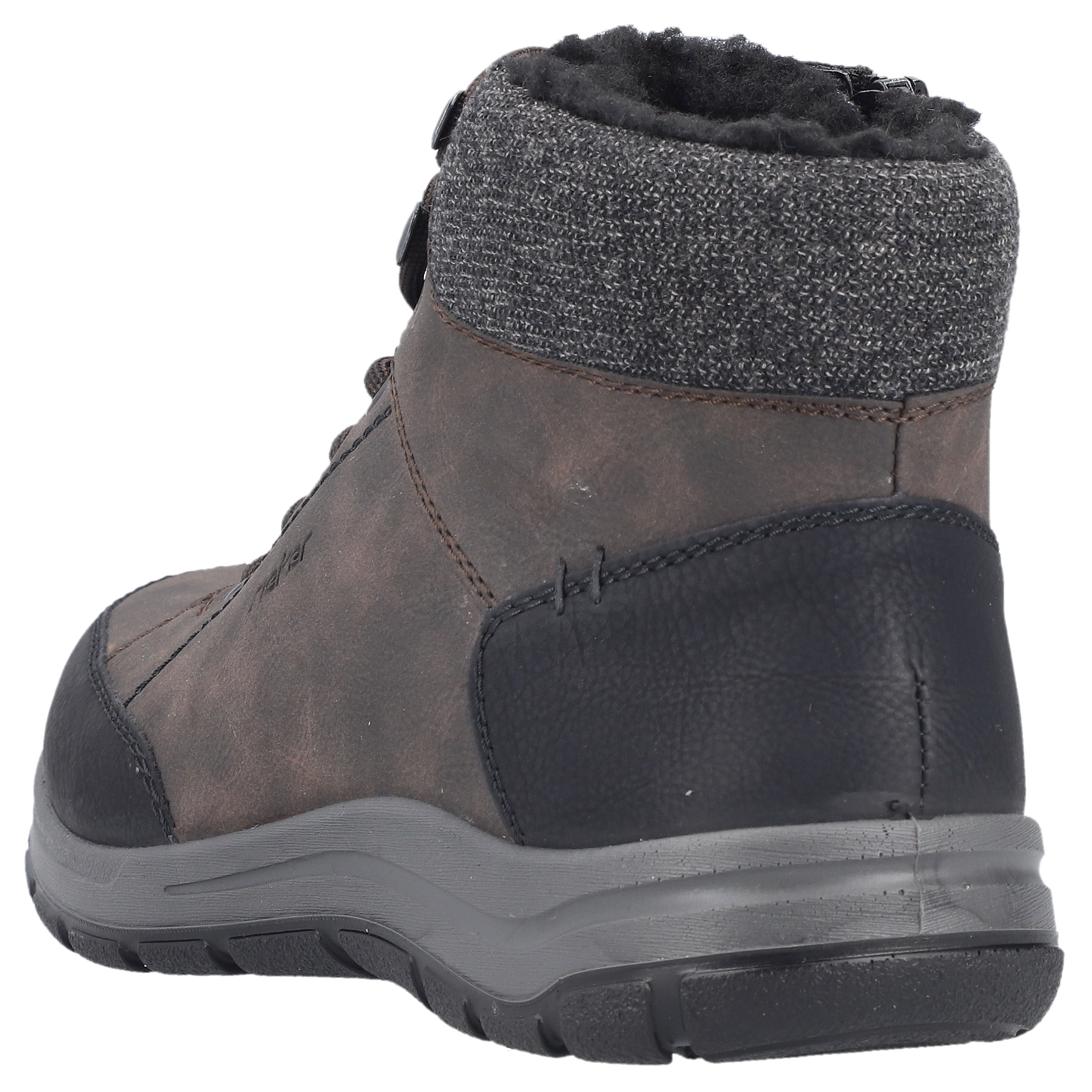 Rieker Winterboots, Schnürboots, Outdoorschuh mit praktischem Innenreissverschluss