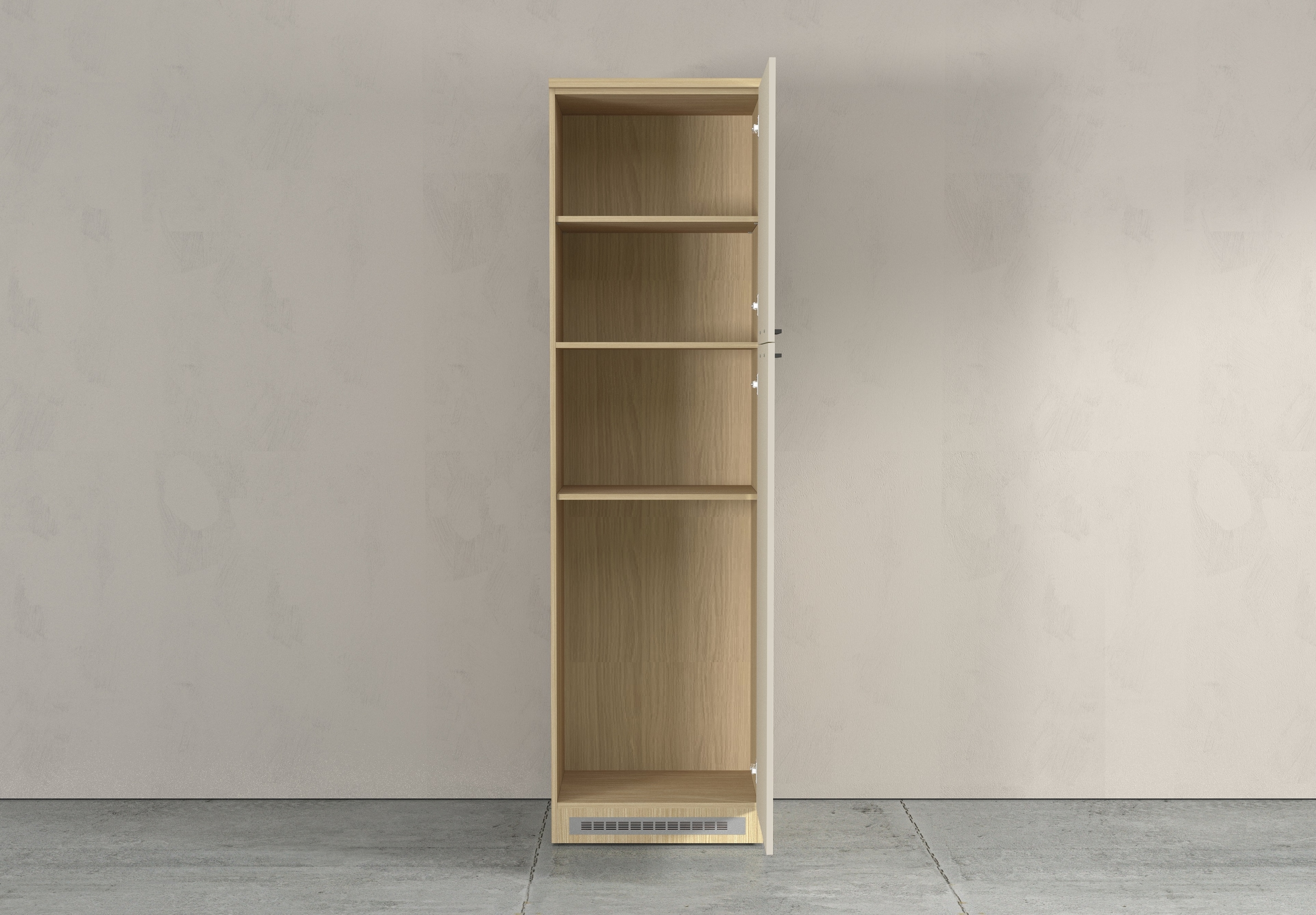 KOCHSTATION Kühlumbauschrank »Luna, Kühlschrank-Umbau, Einbauschrank für Kühlschrank, Made in Italy« B/T/H: 60×60×214,5 cm, für zwei Kühlschrankhöhen vorbereitet