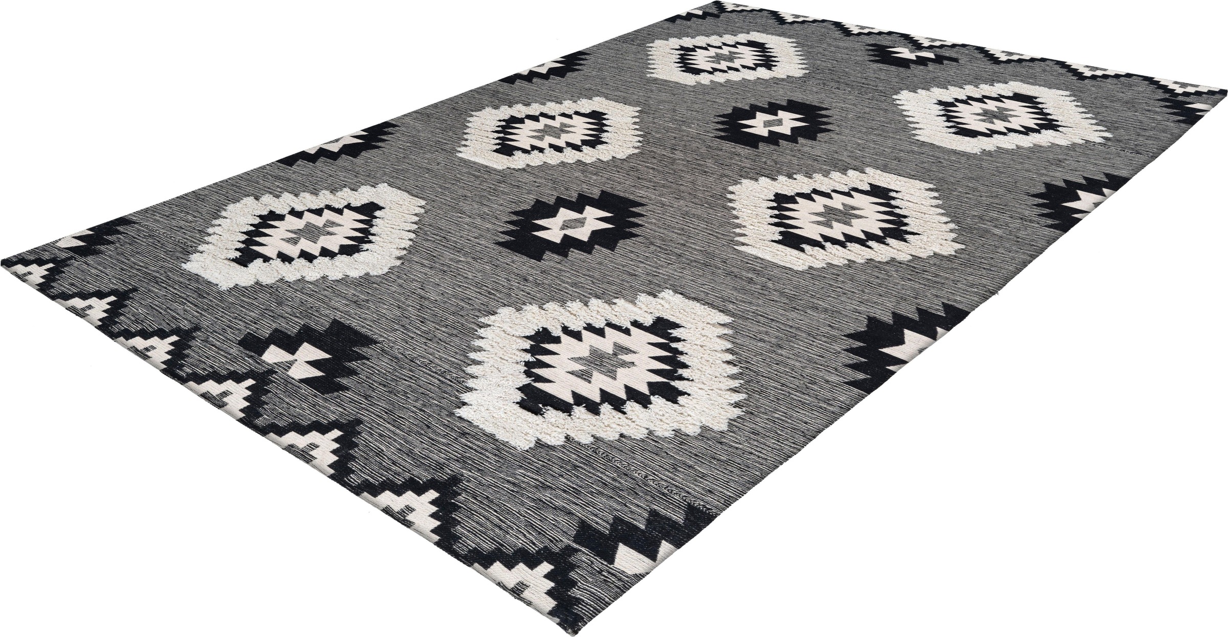 Image of calo-deluxe Teppich »Kibo 1005«, rechteckig, 10 mm Höhe, Flachgewebe mit Struktur, Wohnzimmer bei Ackermann Versand Schweiz