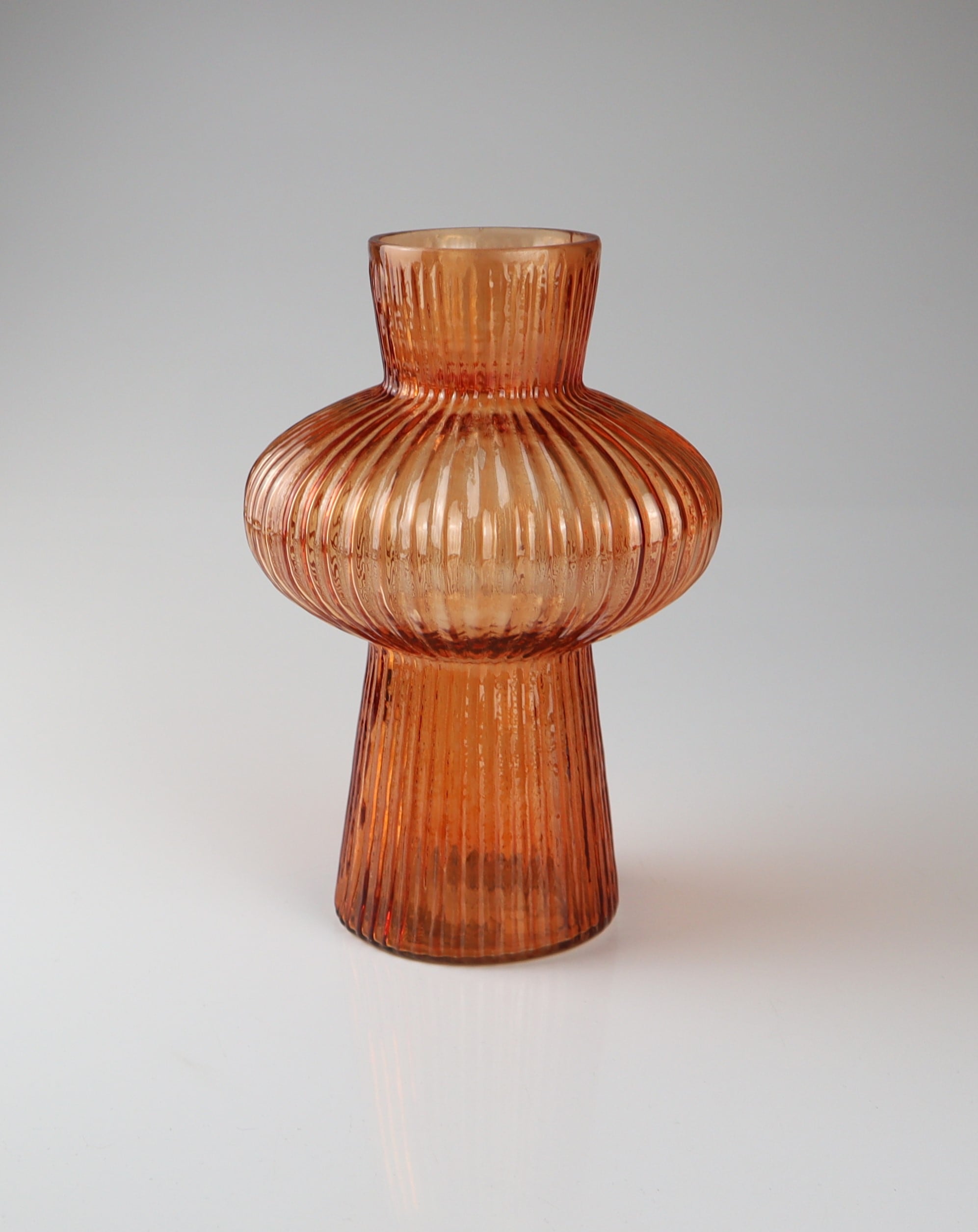 AM Design Dekovase "aus Glas" 2er Set, BxH: 15x21 cm