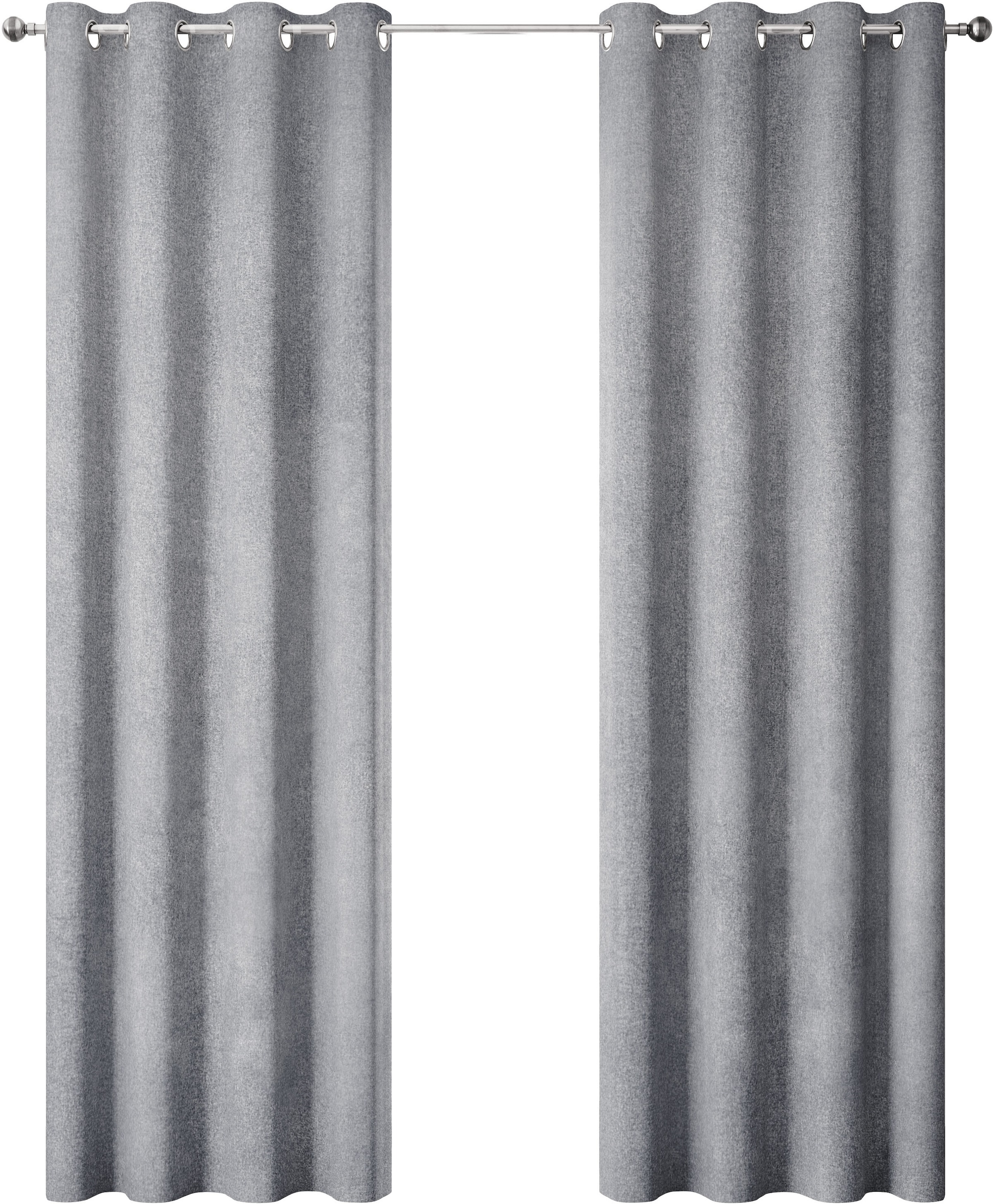 GOODproduct Rideau occultant »Ronnel« Œillet 2 cuis tlg. lot de 2, occultant, uni