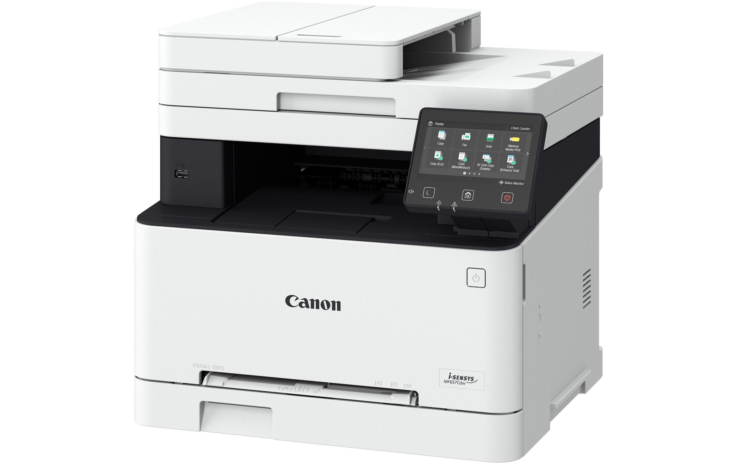 Canon Multifunktionsdrucker »Canon i-SENSYS MF657Cdw, A4,USB/LAN/WLAN«