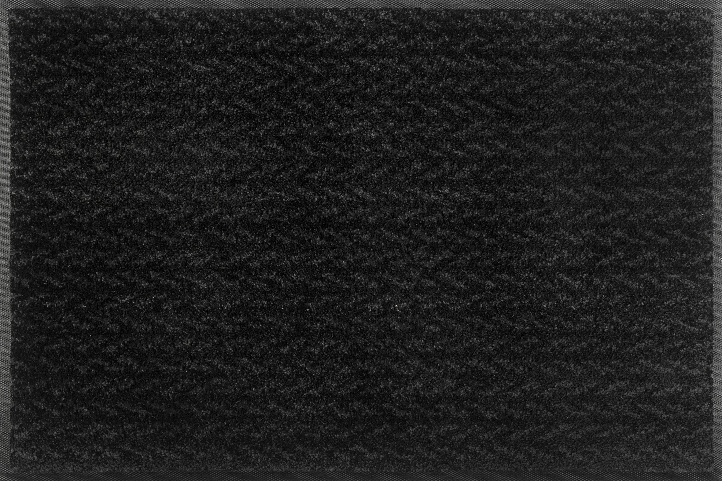 wash+dry by Kleen-Tex Fussmatte »Duo Charcoal«, rechteckig, 9 mm Höhe, Schmutzfangmatte, rutschhemmend, In- und Outdoor geeignet, waschbar