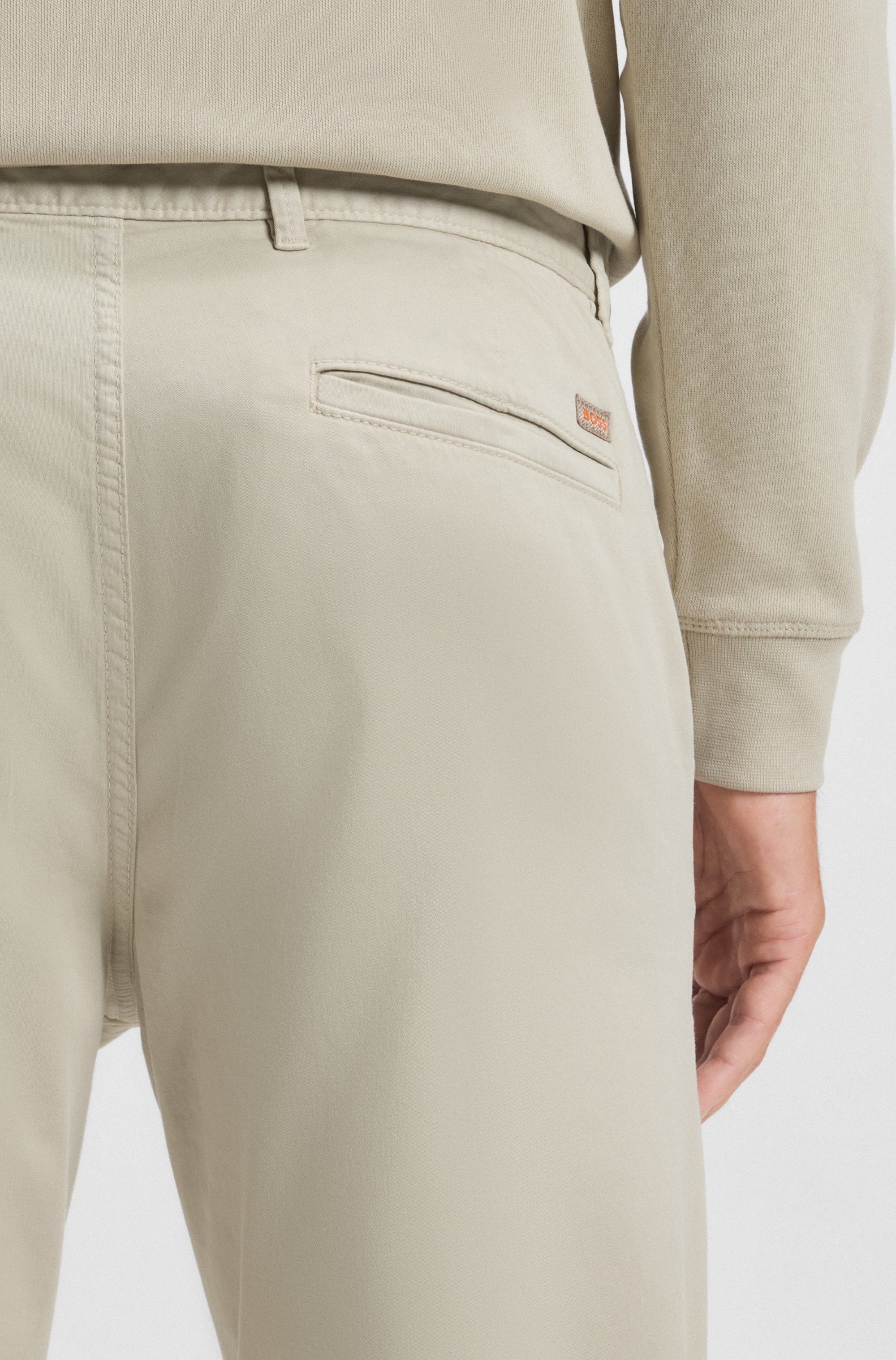 BOSS ORANGE Chinohose »slim«  mit Gesässtaschen