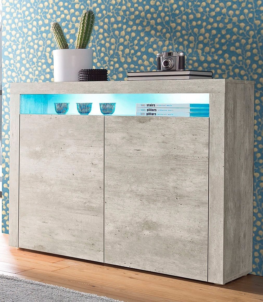 Image of borchardt Möbel Highboard "Santa Fé, Kommode mit moderner Rahmenoptik, Breite 107 cm" Breite 107 cm