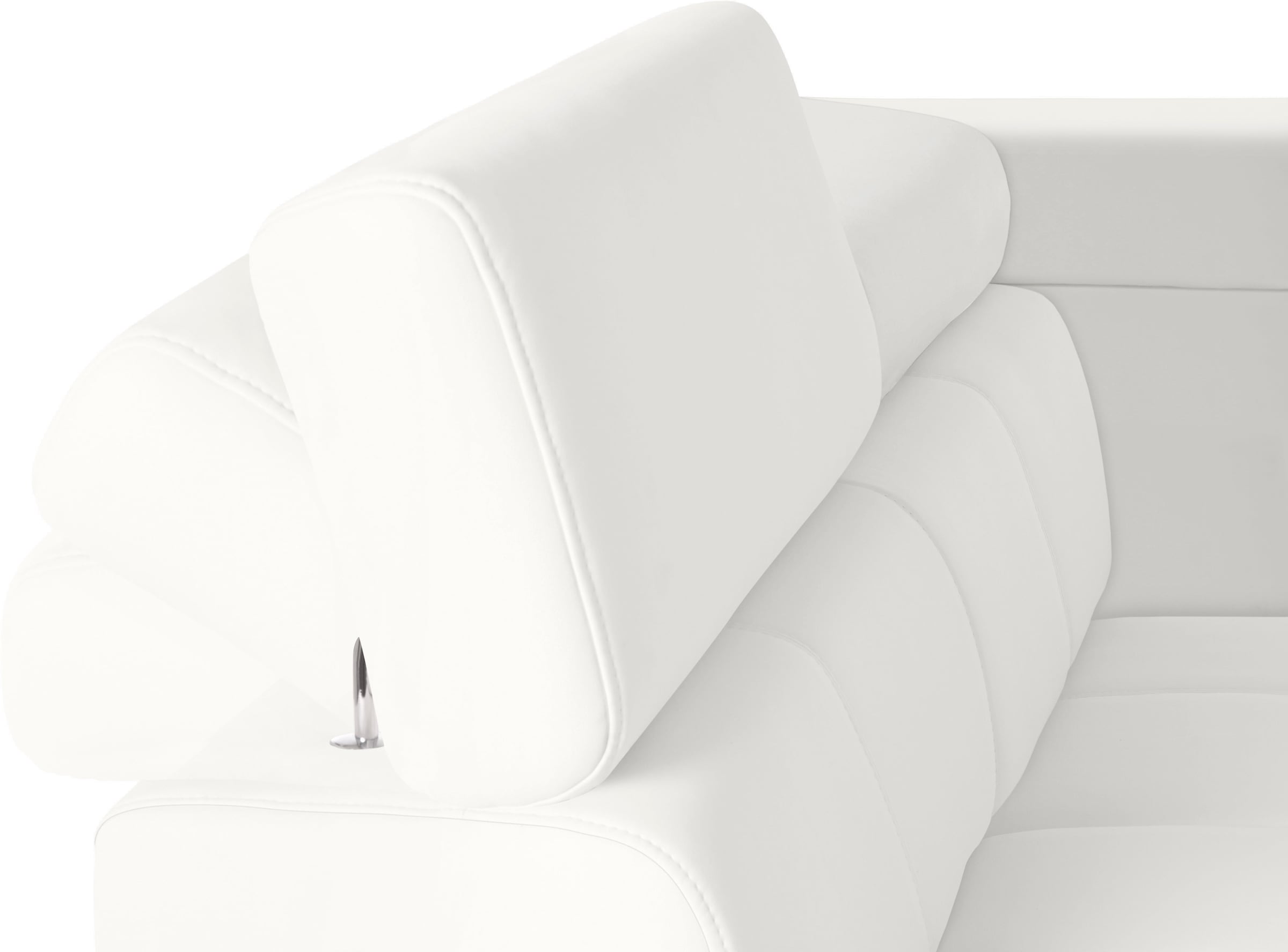 exxpo - sofa fashion Ecksofa »Fiji, L-Form« mit Kopf- bzw. Rückenverstellung, wahlweise mit Bettfunktion