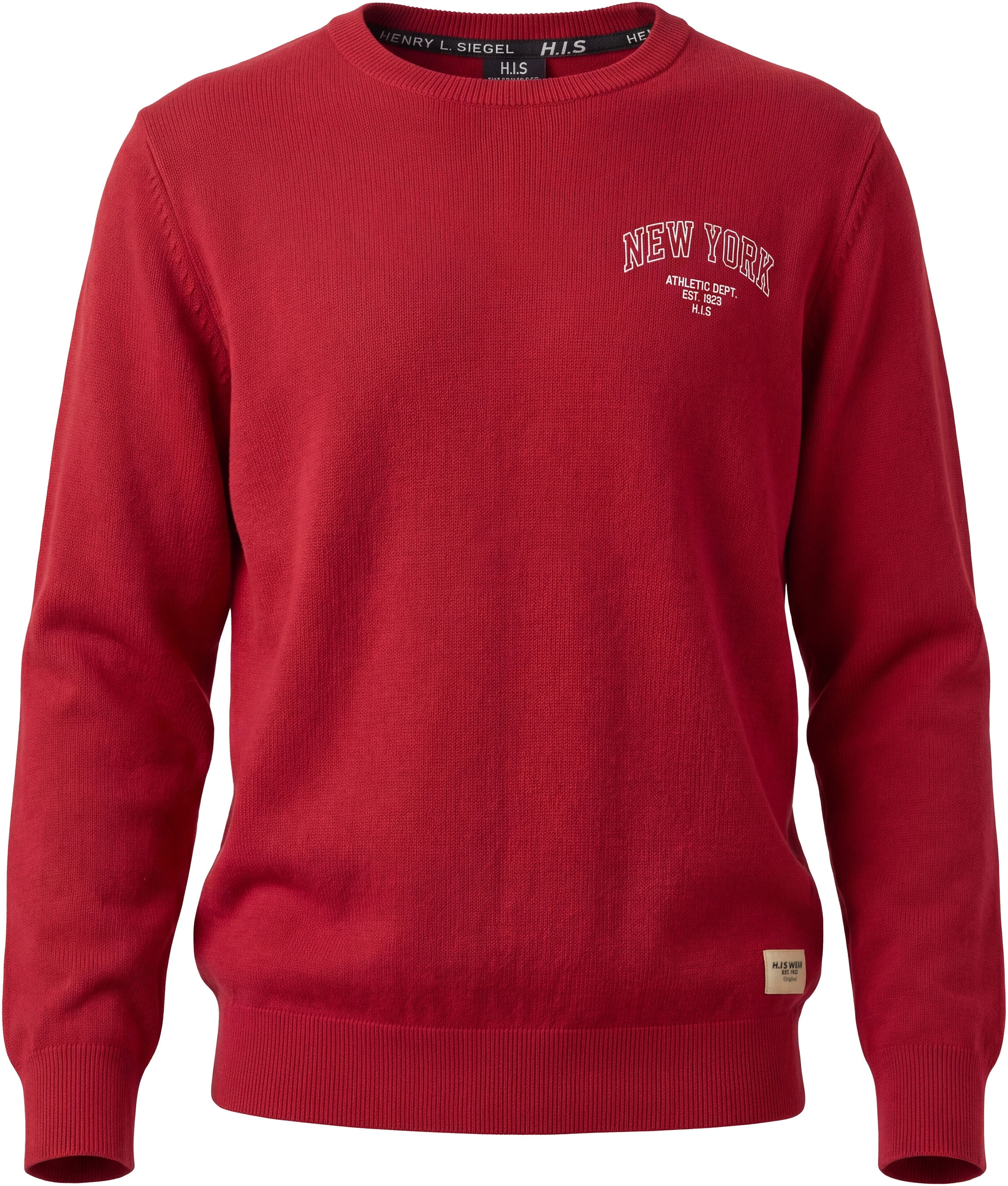 H.I.S Sweat-shirt »2er Packung Sweatshirts mit Logoprint«, 2er Paquet, avec col rond, manches longues, pour garçons, lot de 2

