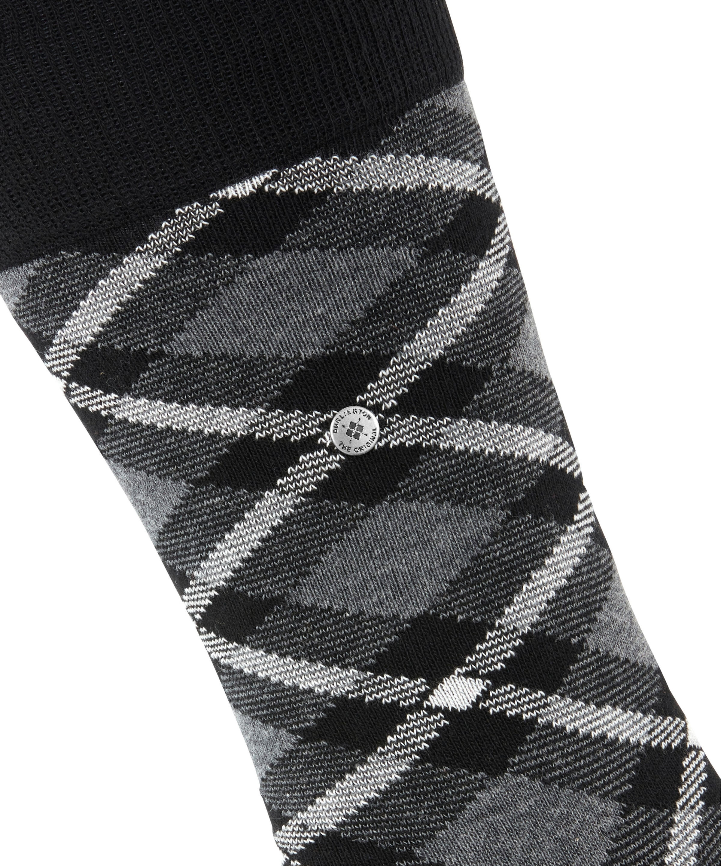 Burlington Chaussettes »Tartan« Taille unique 40-46, à carreaux, clip Burlington